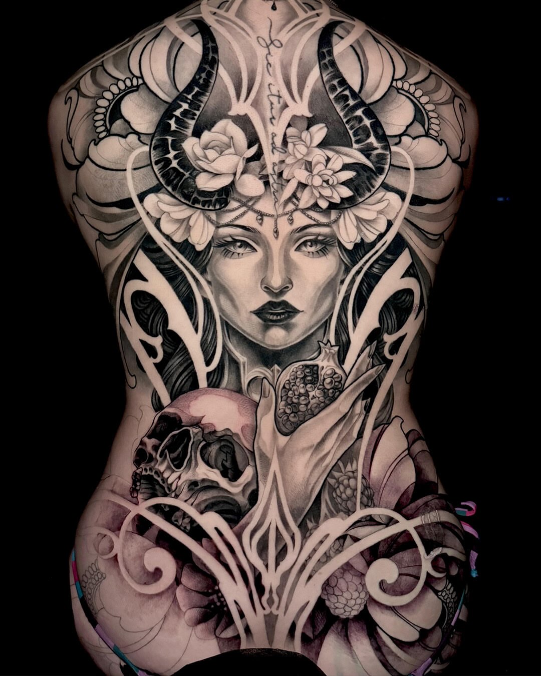 Tattoo by @ladysky_tattoo — black_and_grey, realism