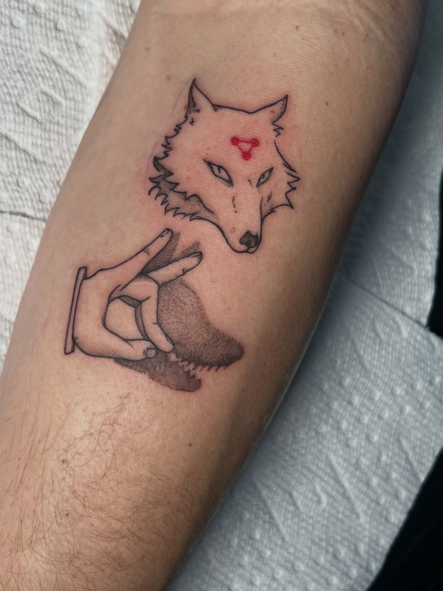 Tattoo by @shani.tattoo — black_and_grey