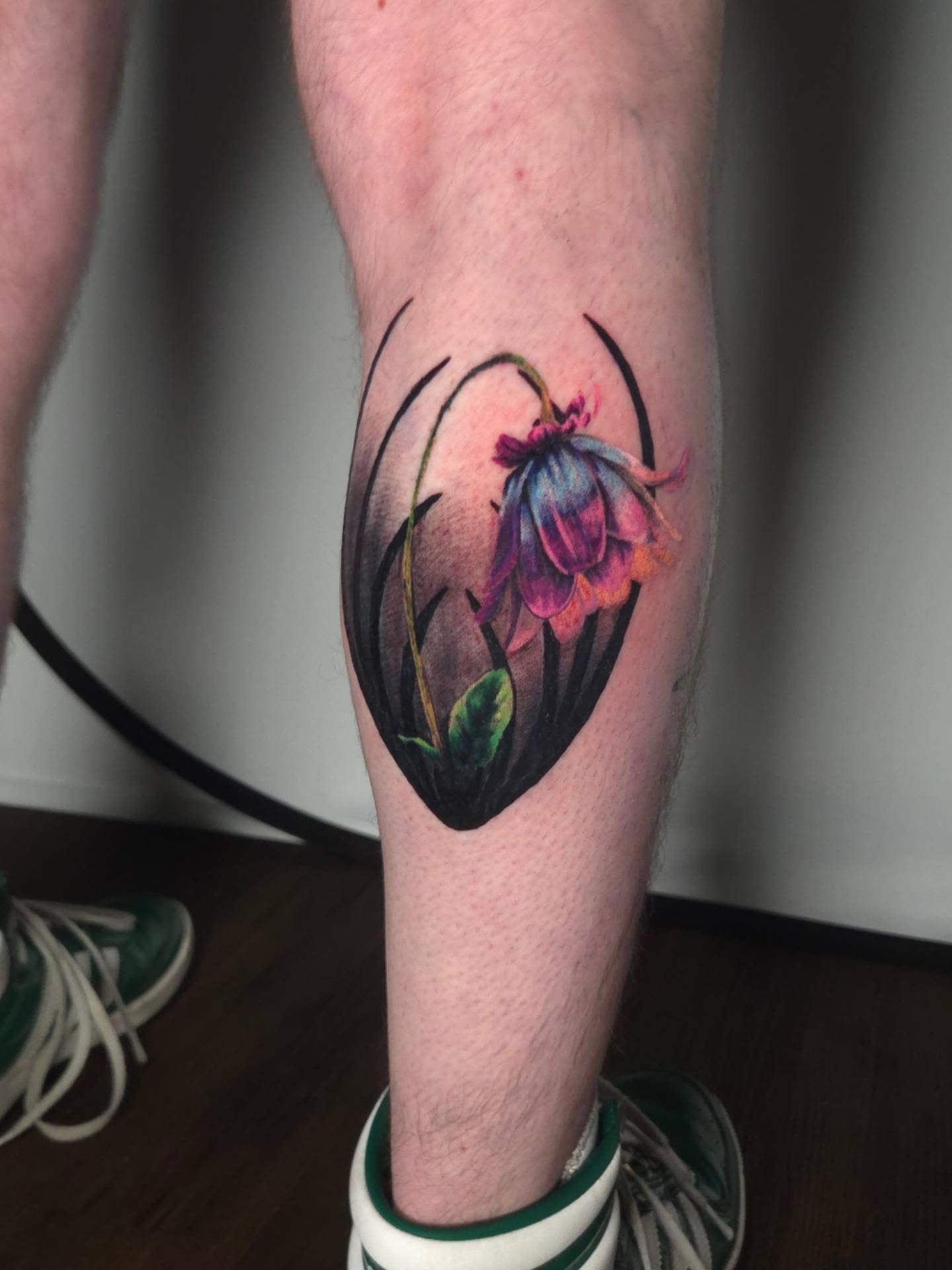 Tattoo by @mrhoguetattoos — watercolor