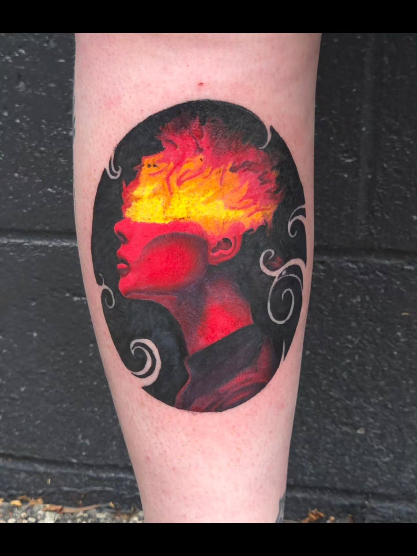 Tattoo by @mrhoguetattoos — watercolor