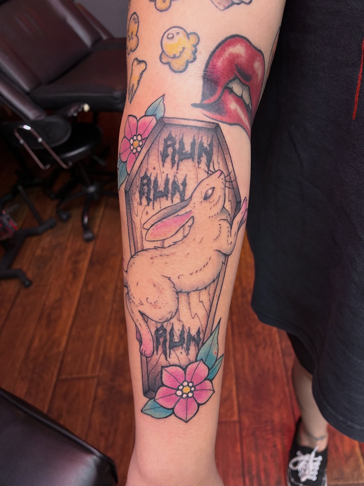 Tattoo by @elliotjayetattoos — american_traditional, dotwork