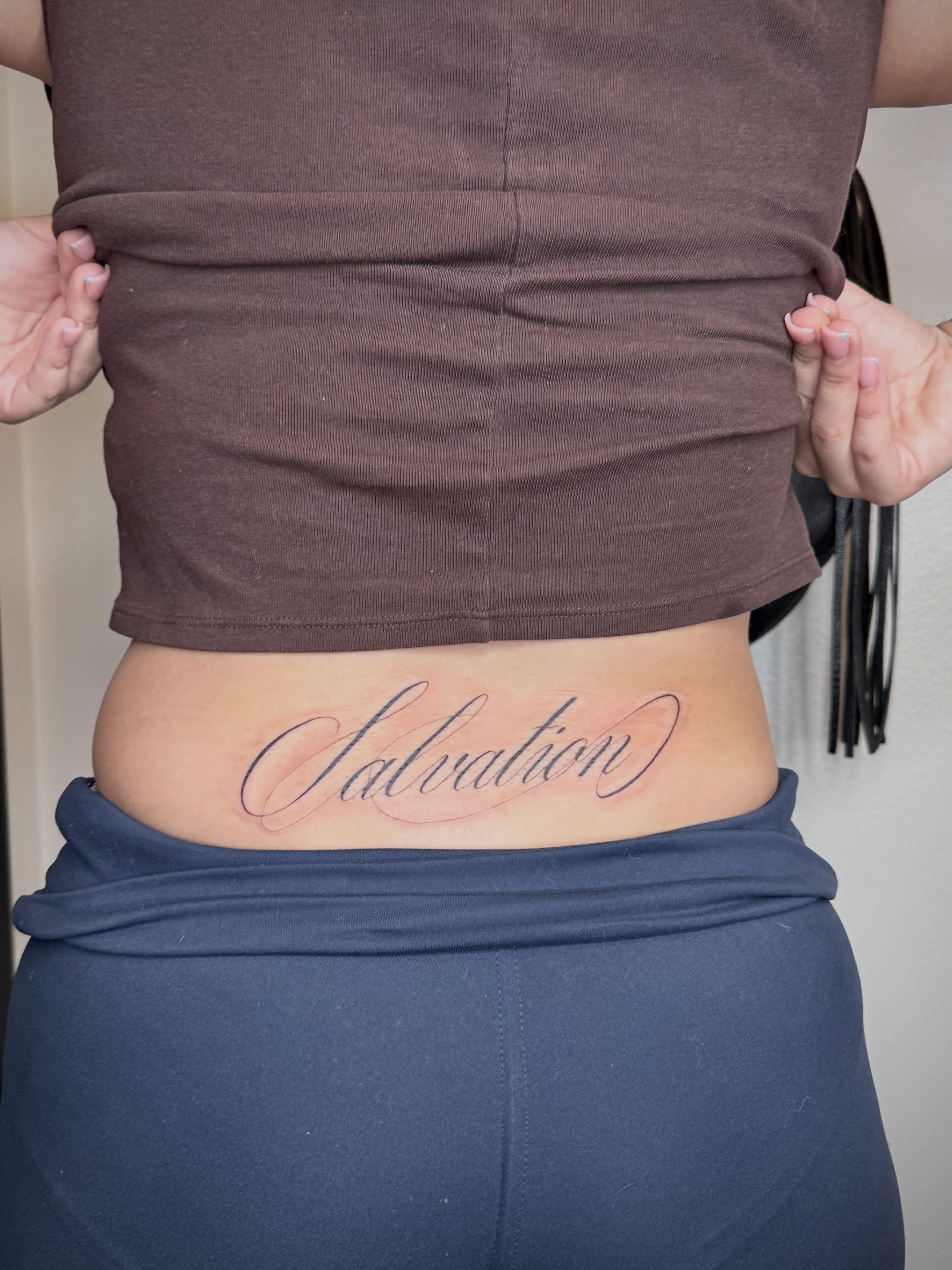 Tattoo by @zorniitsa — lettering_script