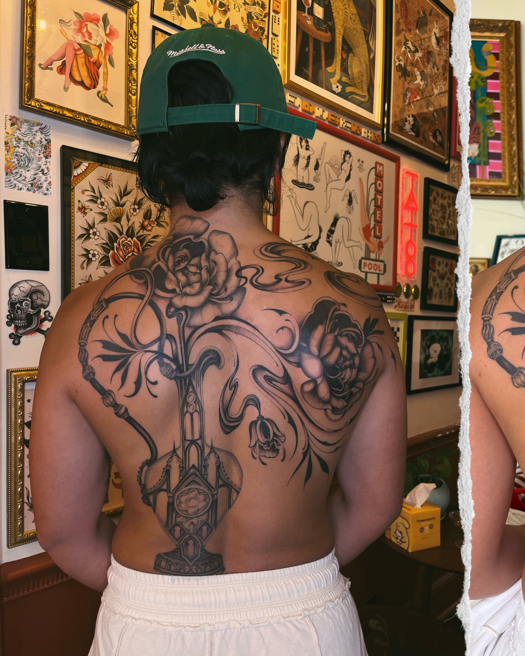 Tattoo by @kylajaetattoos β black_and_grey, ornamental
