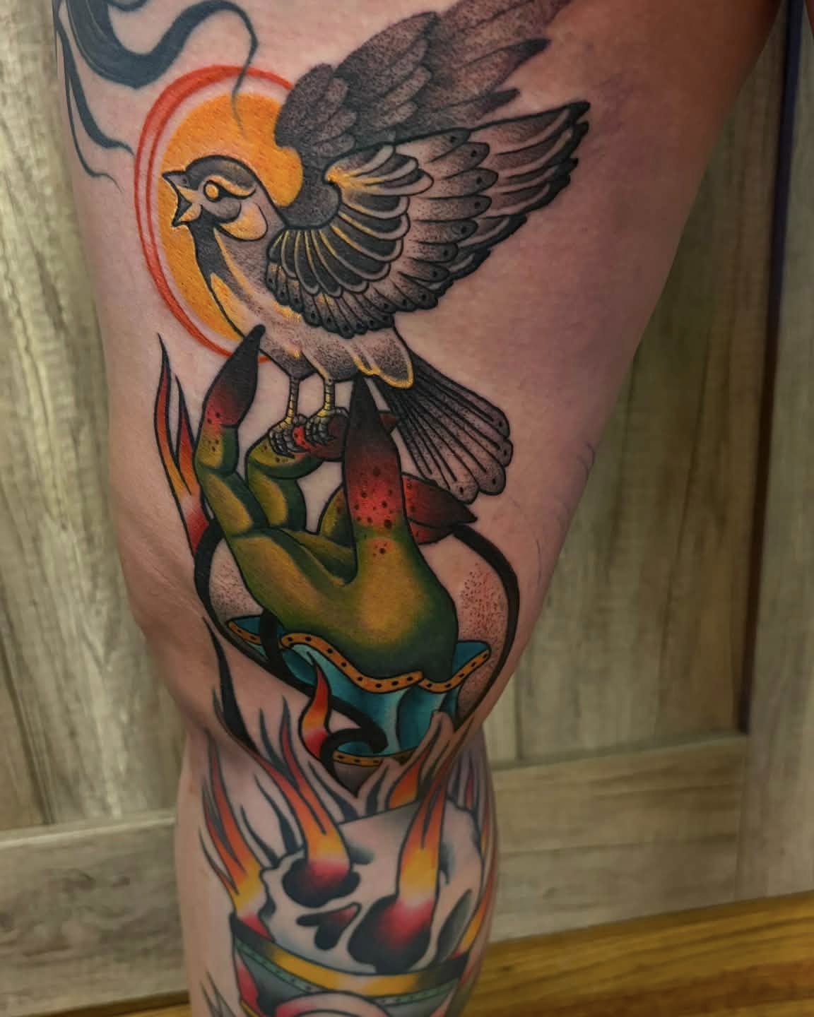 Tattoo by @elgoldoquetatua — american_traditional