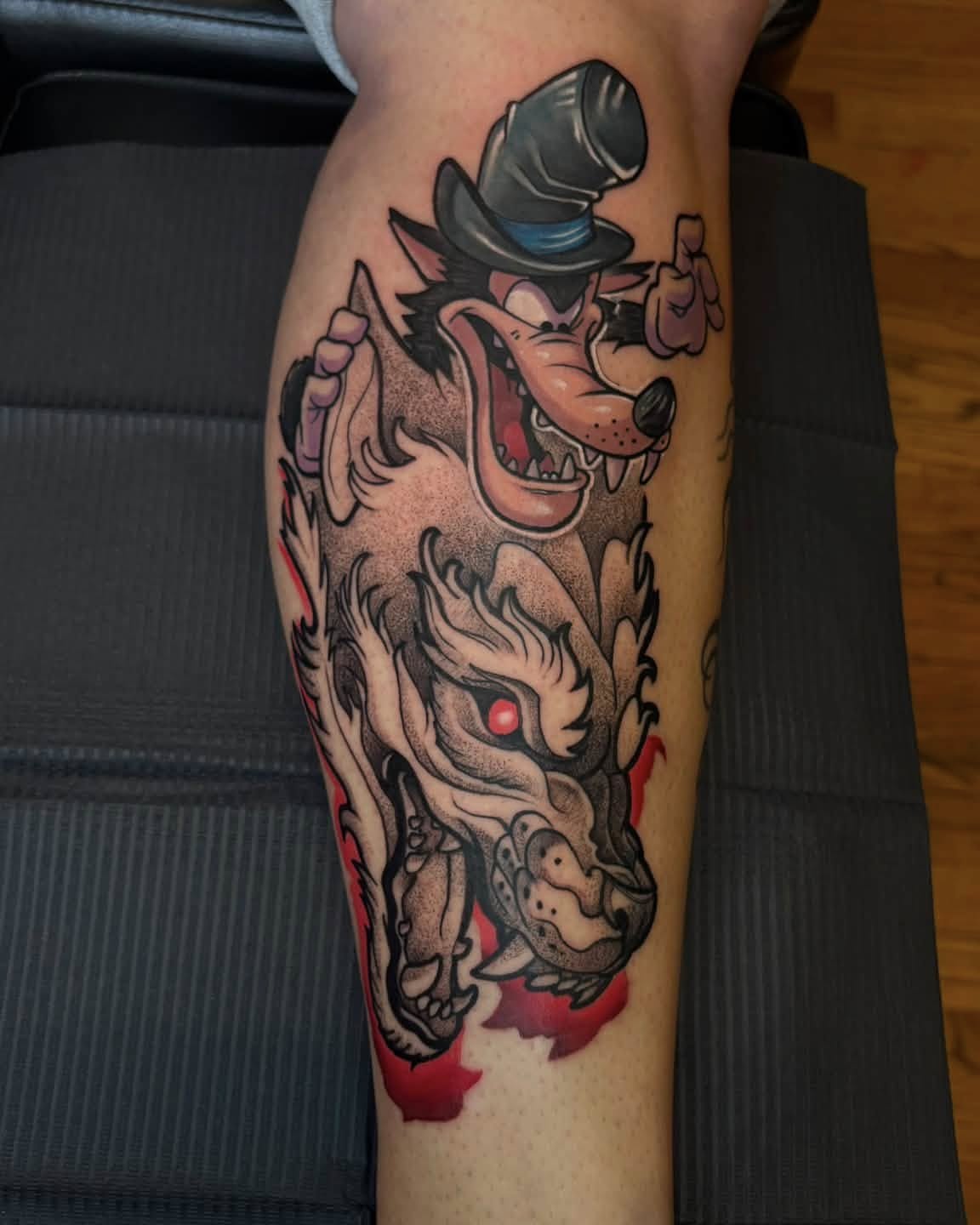 Tattoo by @elgoldoquetatua — dotwork, japanese_irezumi