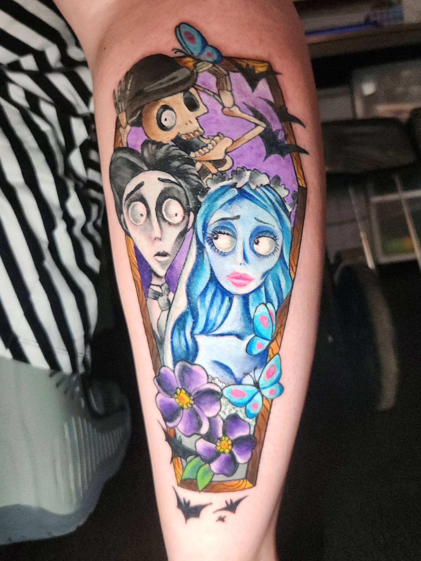 Tattoo by @sunnydtattoos — illustrative, anime
