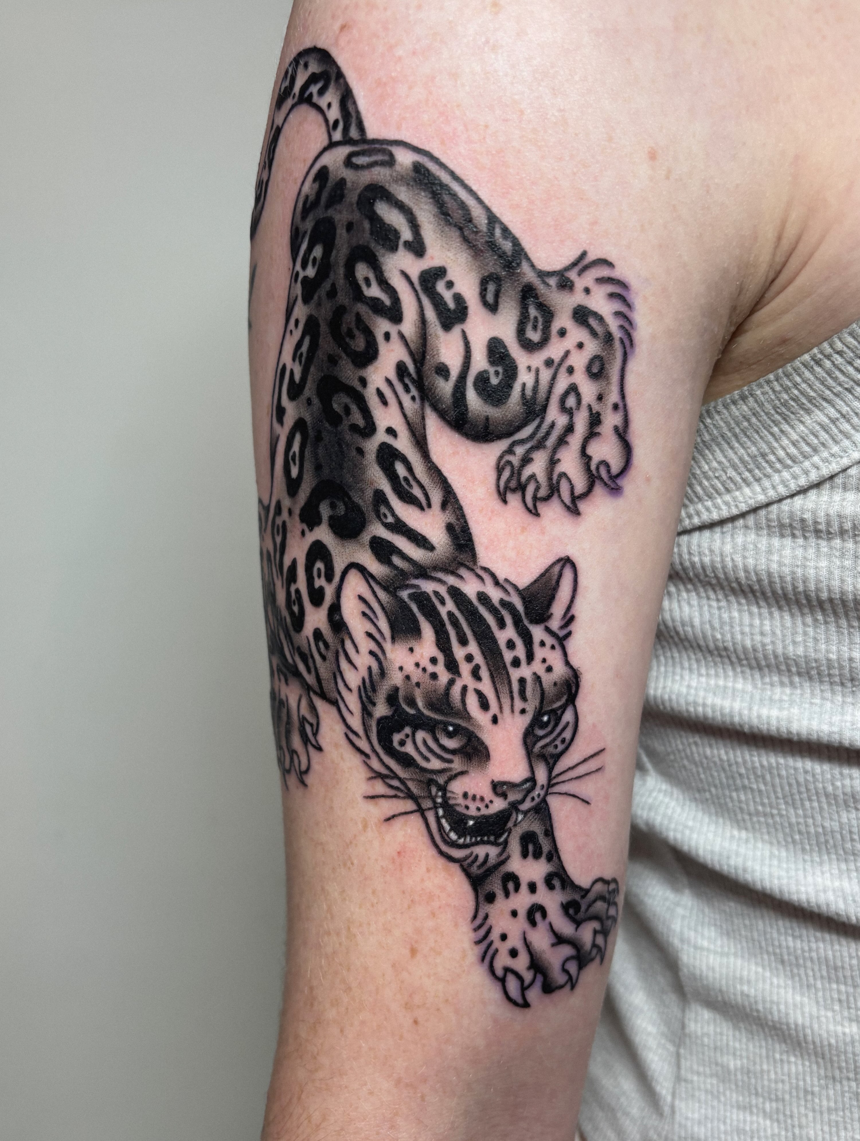 Tattoo by @tatsbybaby — black_and_grey