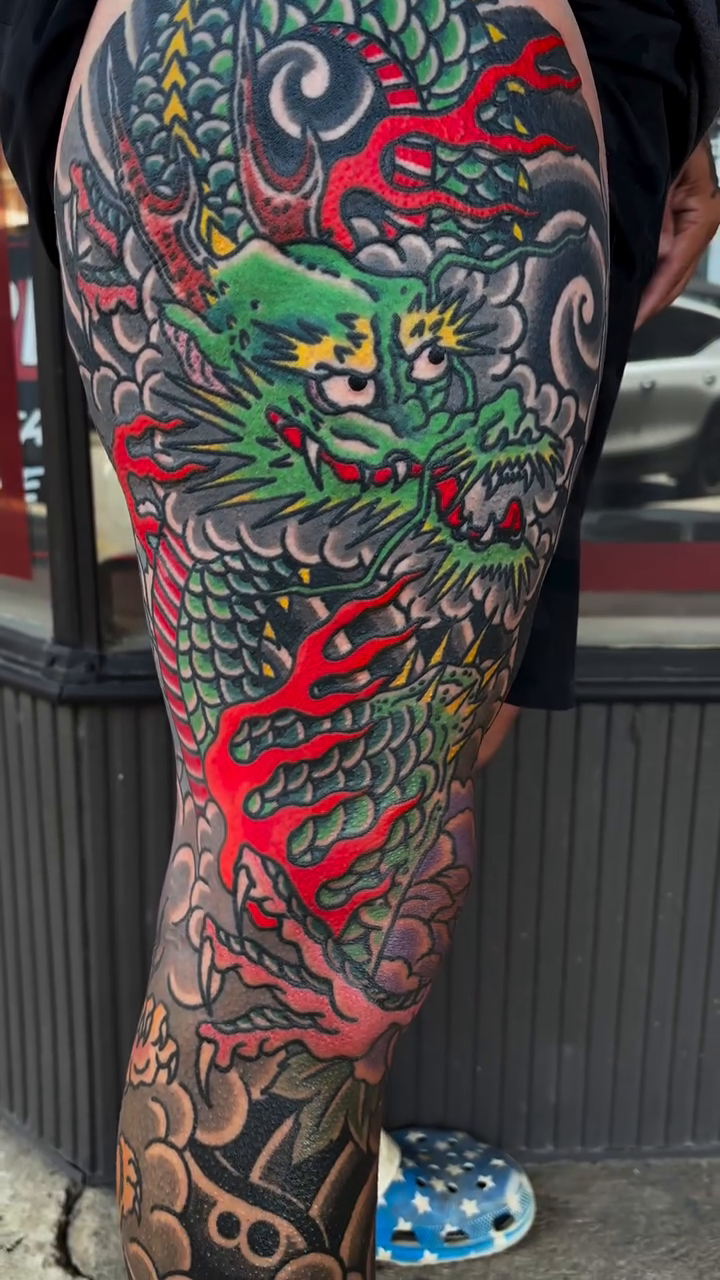 Tattoo by @jeffslacktattoo — japanese_irezumi