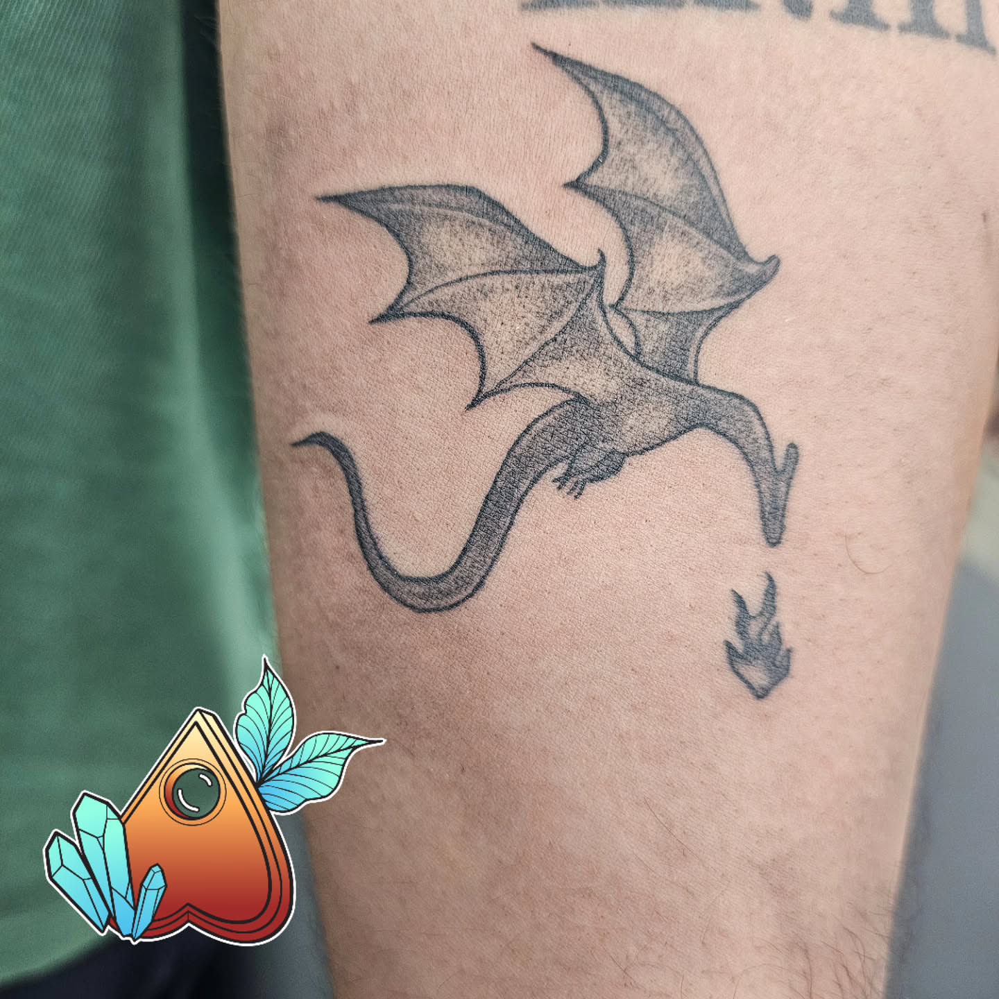 Tattoo by @skinartj — dotwork