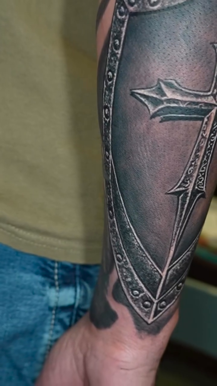 Tattoo by @bornrebel_tattoos — black_and_grey, realism