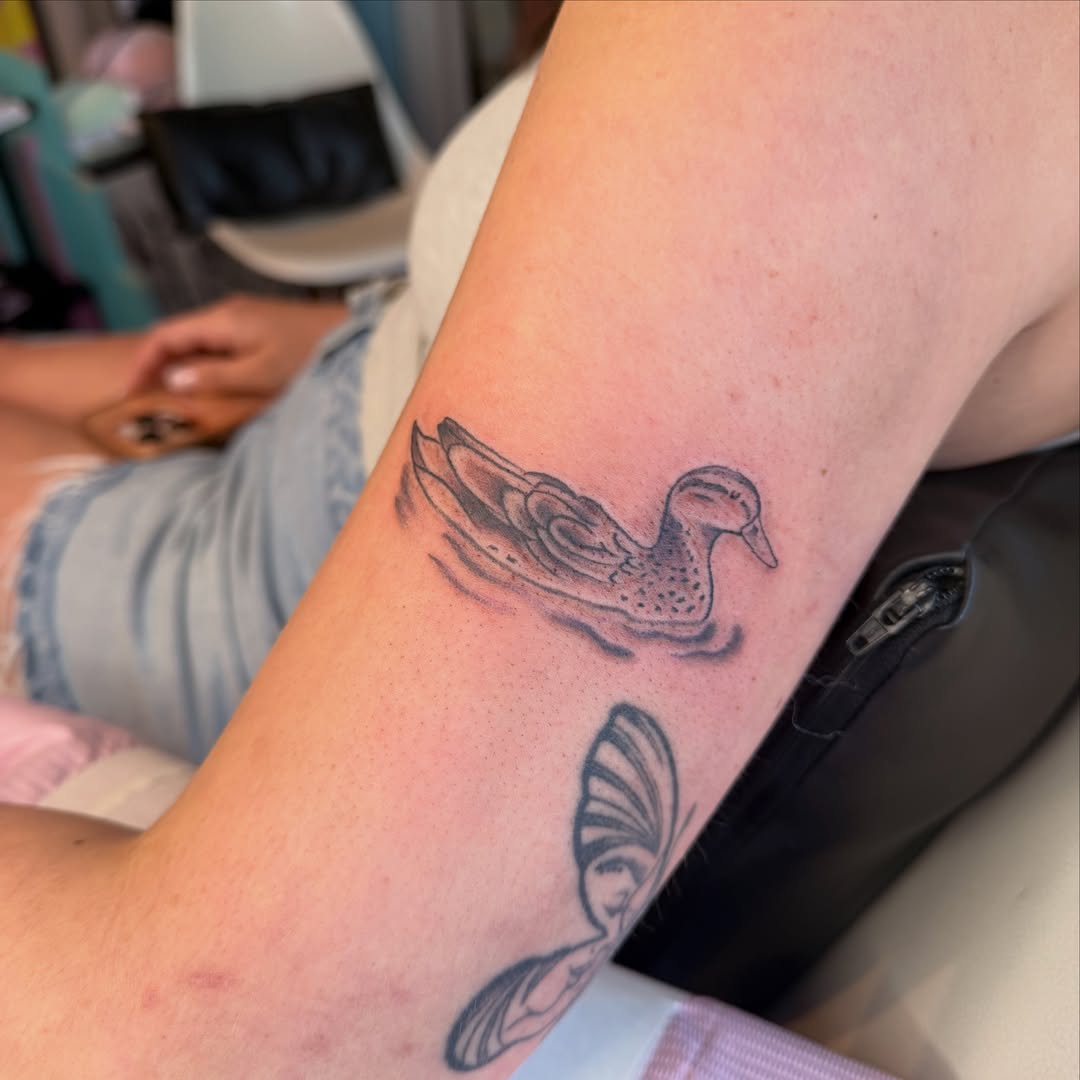 Tattoo by @gutterteeth — black_and_grey