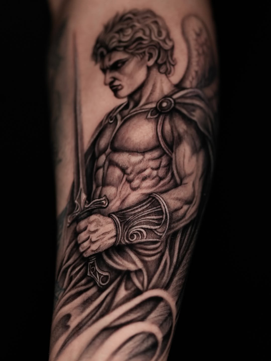 Tattoo by @antutattu — realism, black_and_grey