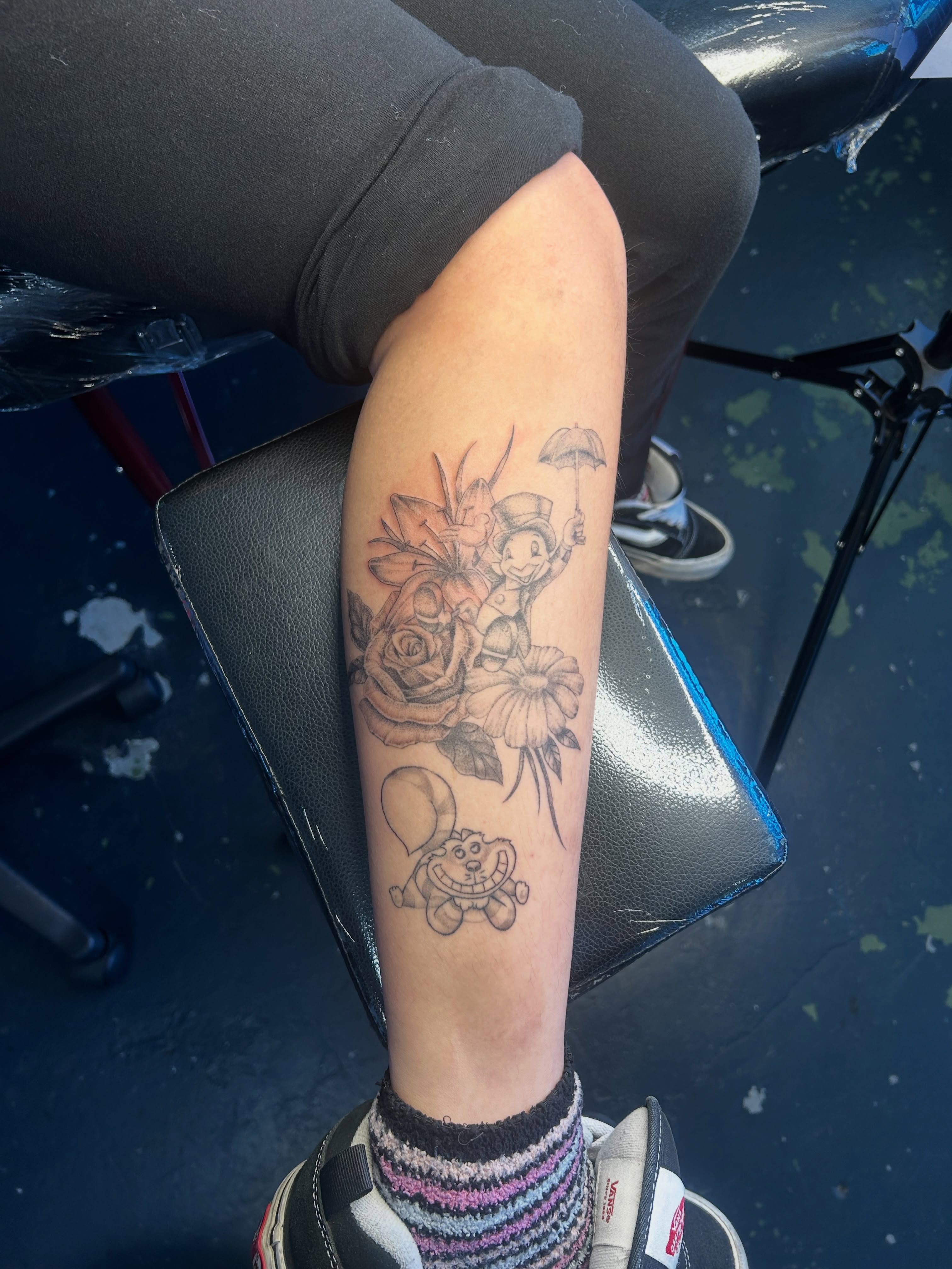 Tattoo by @inkyphoebe — black_and_grey