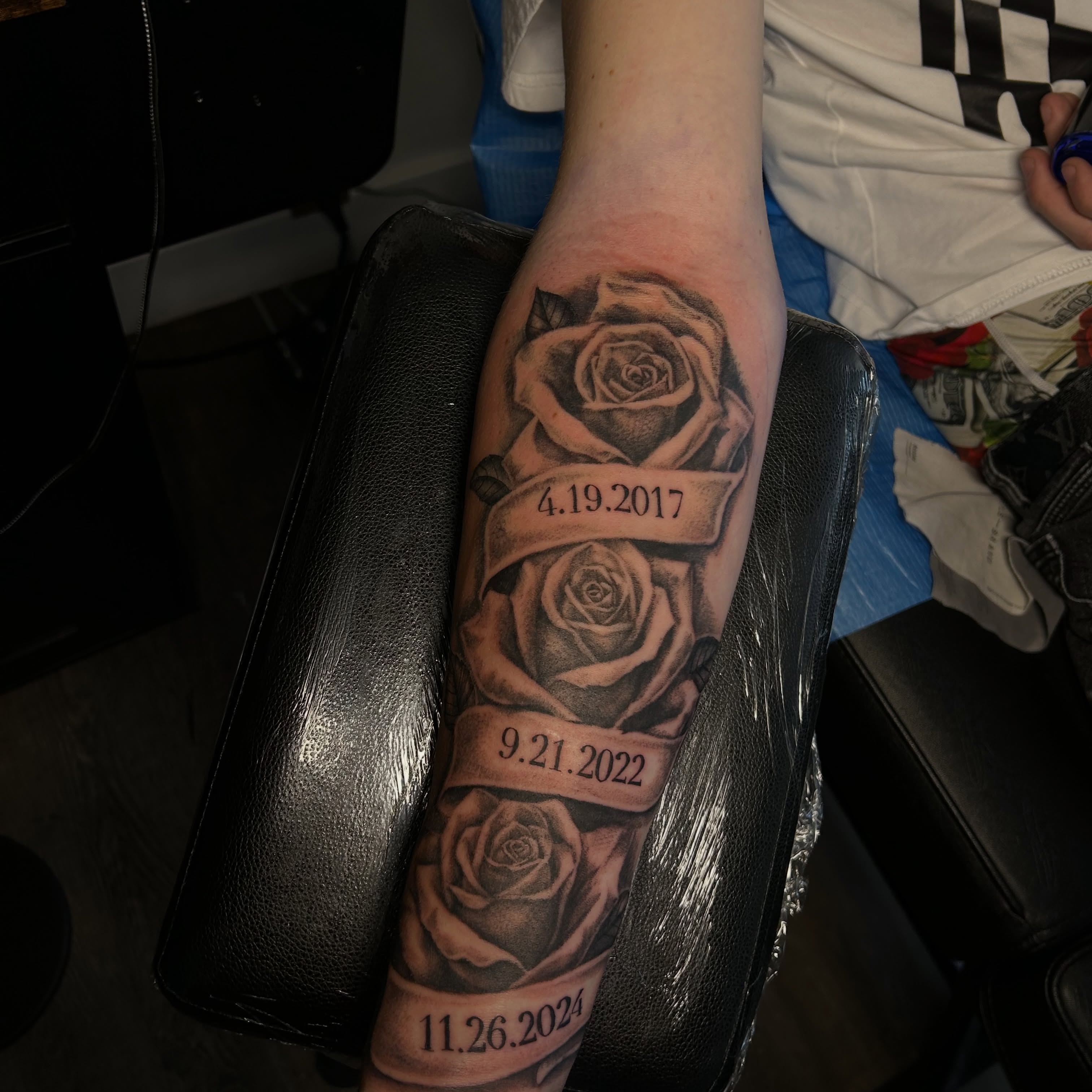 Tattoo by @mena_tats — black_and_grey, realism