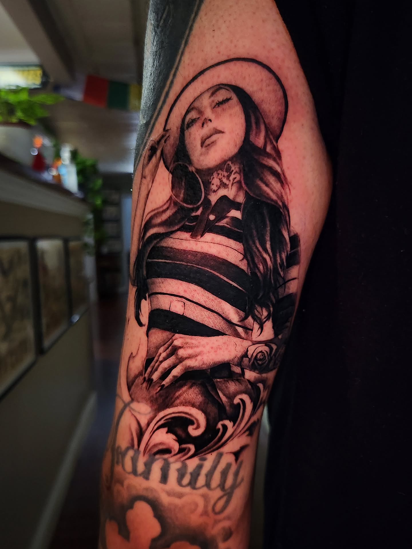 Tattoo by @stone_man720 — realism, black_and_grey