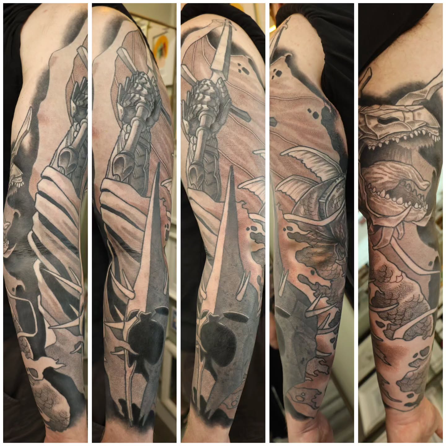 Tattoo by @catsclawtattoo — black_and_grey, realism