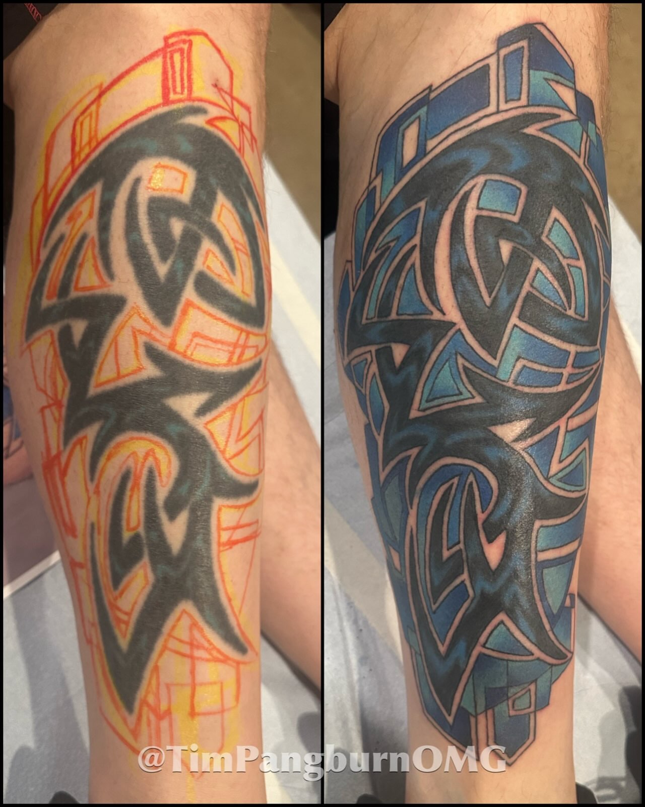 Tattoo by @timpangburnomg — geometric
