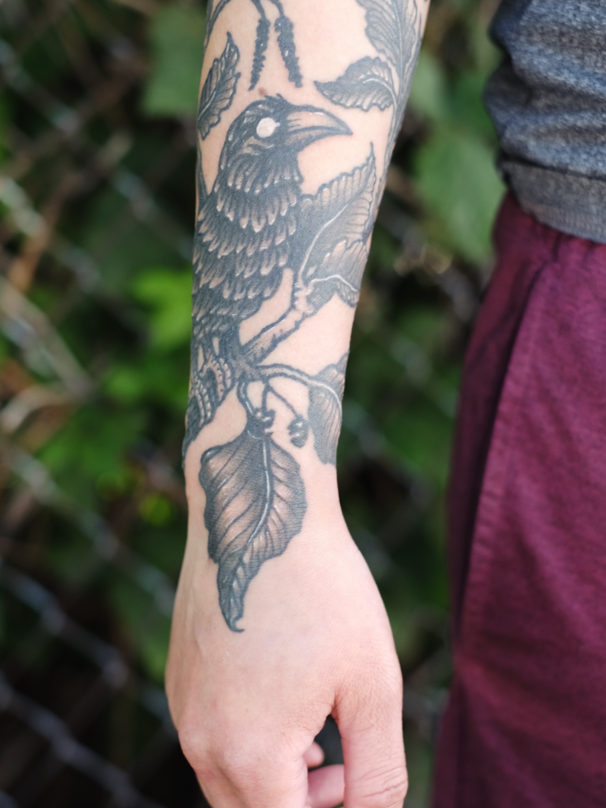 Tattoo by @hexcellenta — black_and_grey