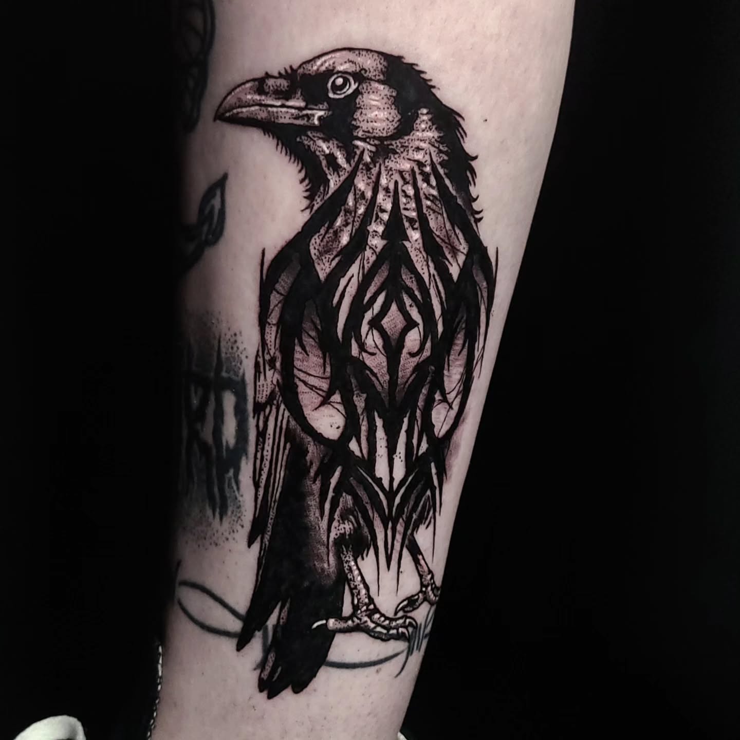 Tattoo by @alexanderstairstattoos — black_and_grey, geometric