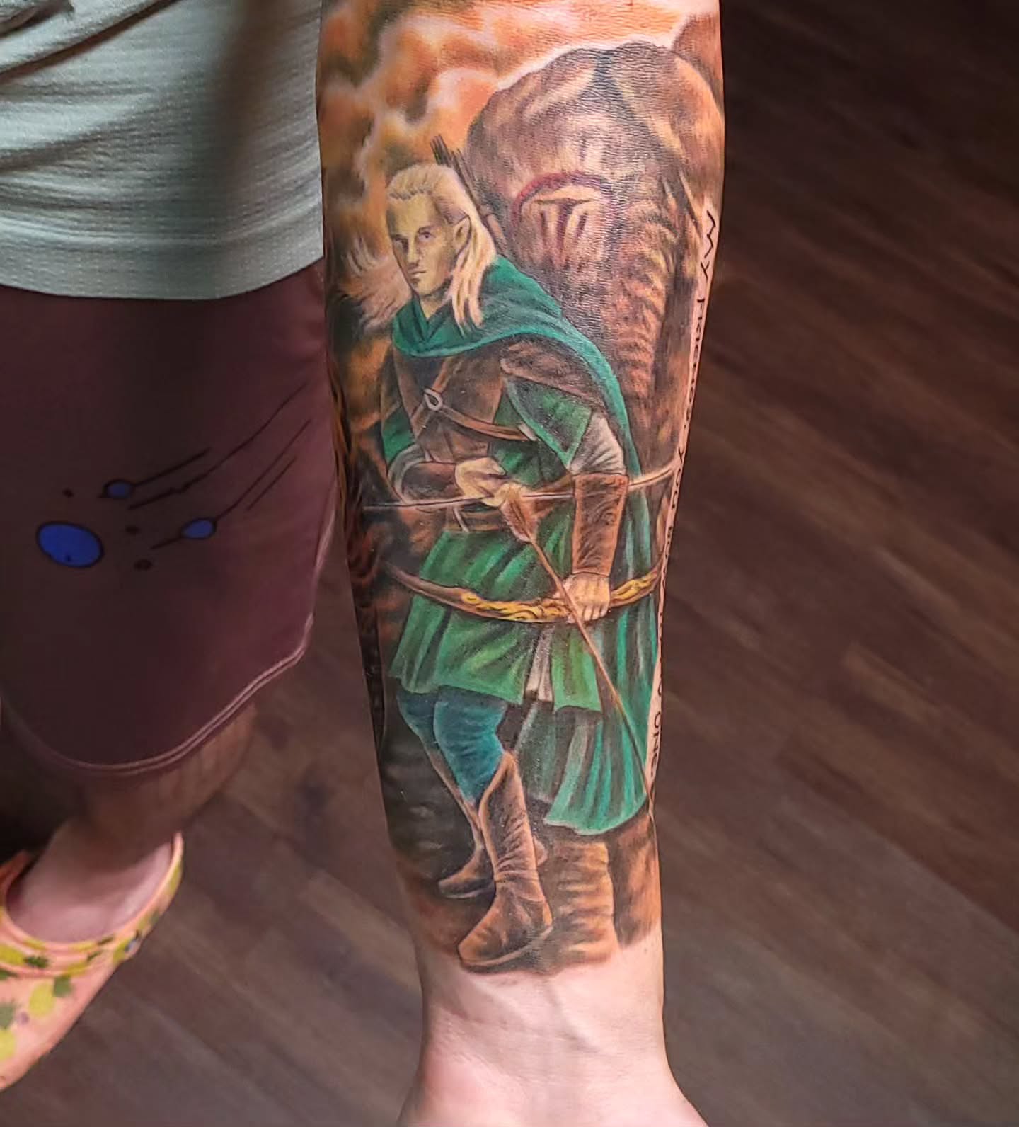 Tattoo by @austinberrytattoos — realism, dotwork