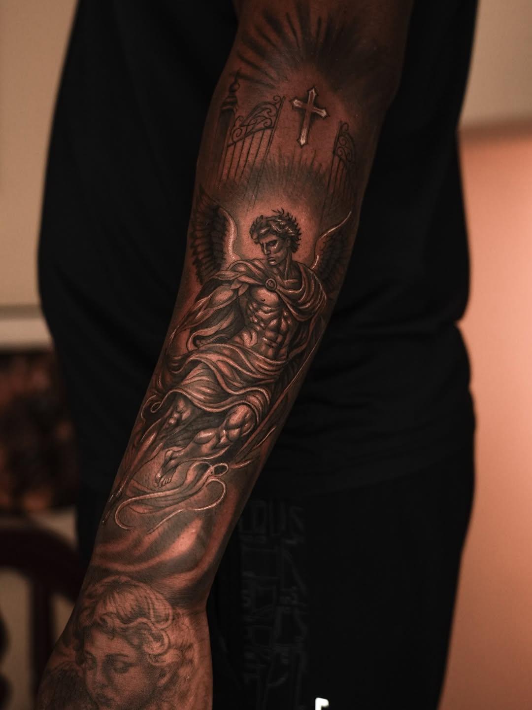 Tattoo by @aistetattoo — realism, black_and_grey
