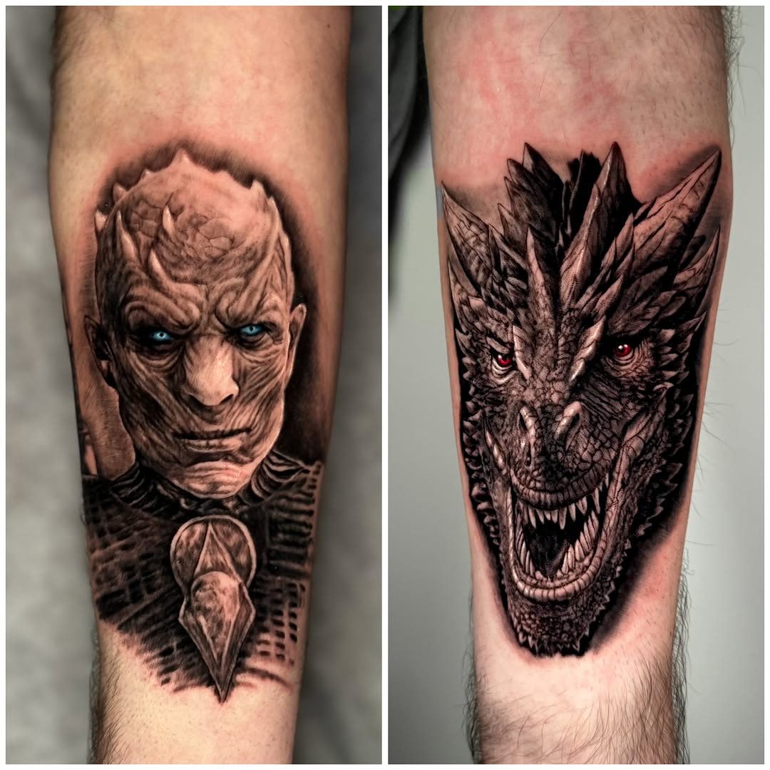 Tattoo by @saint.denis.ink — realism, dark_realism
