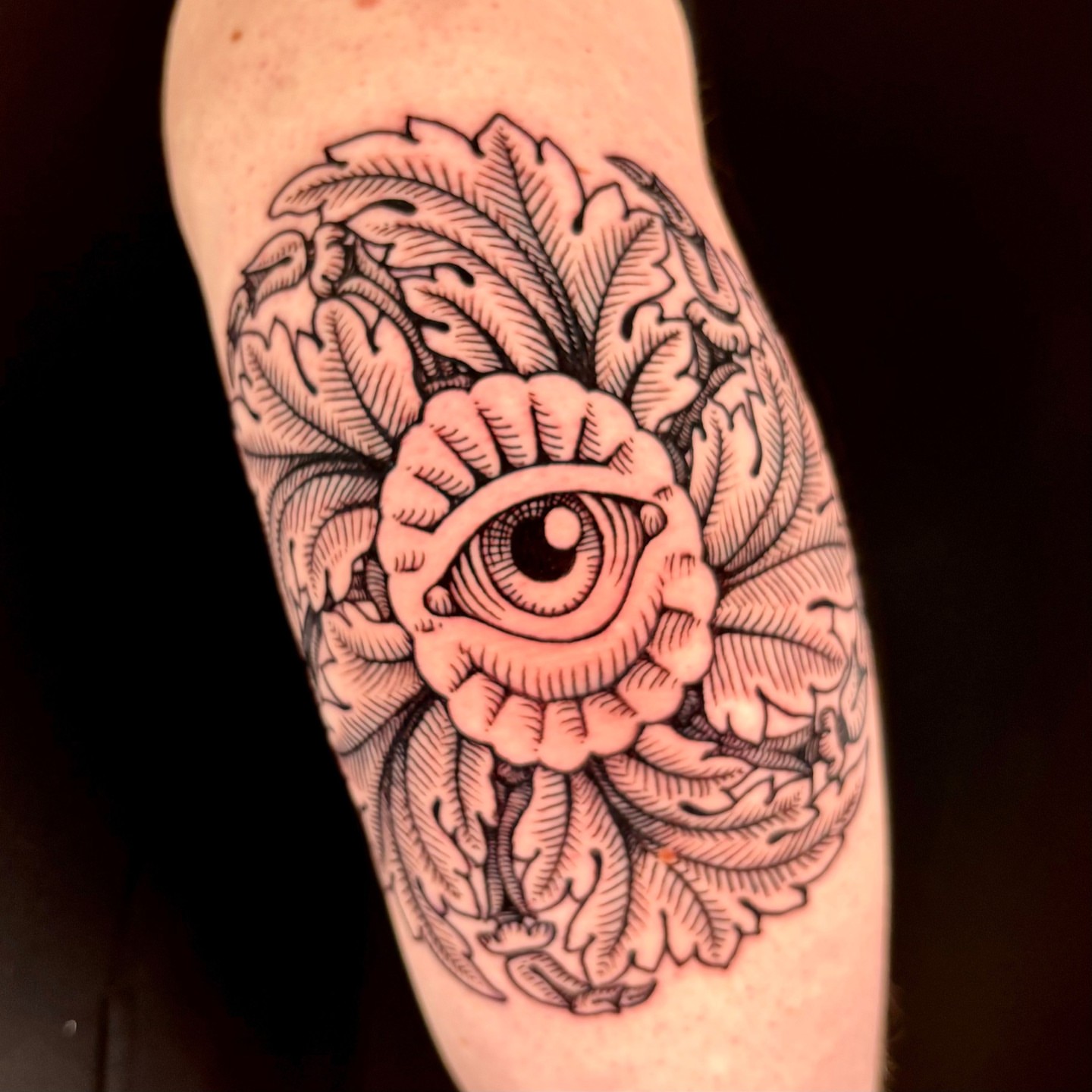 Tattoo by @highsettler โ black_and_grey