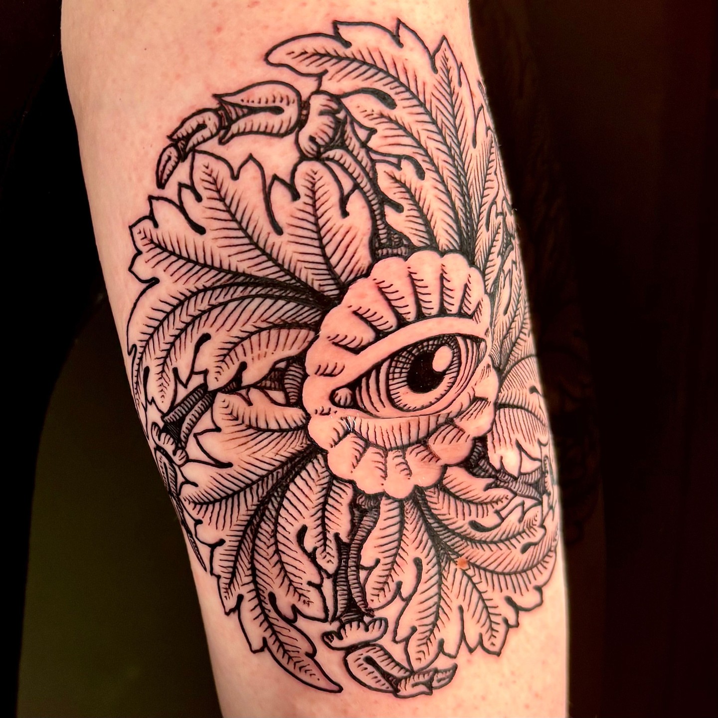 Tattoo by @highsettler โ black_and_grey