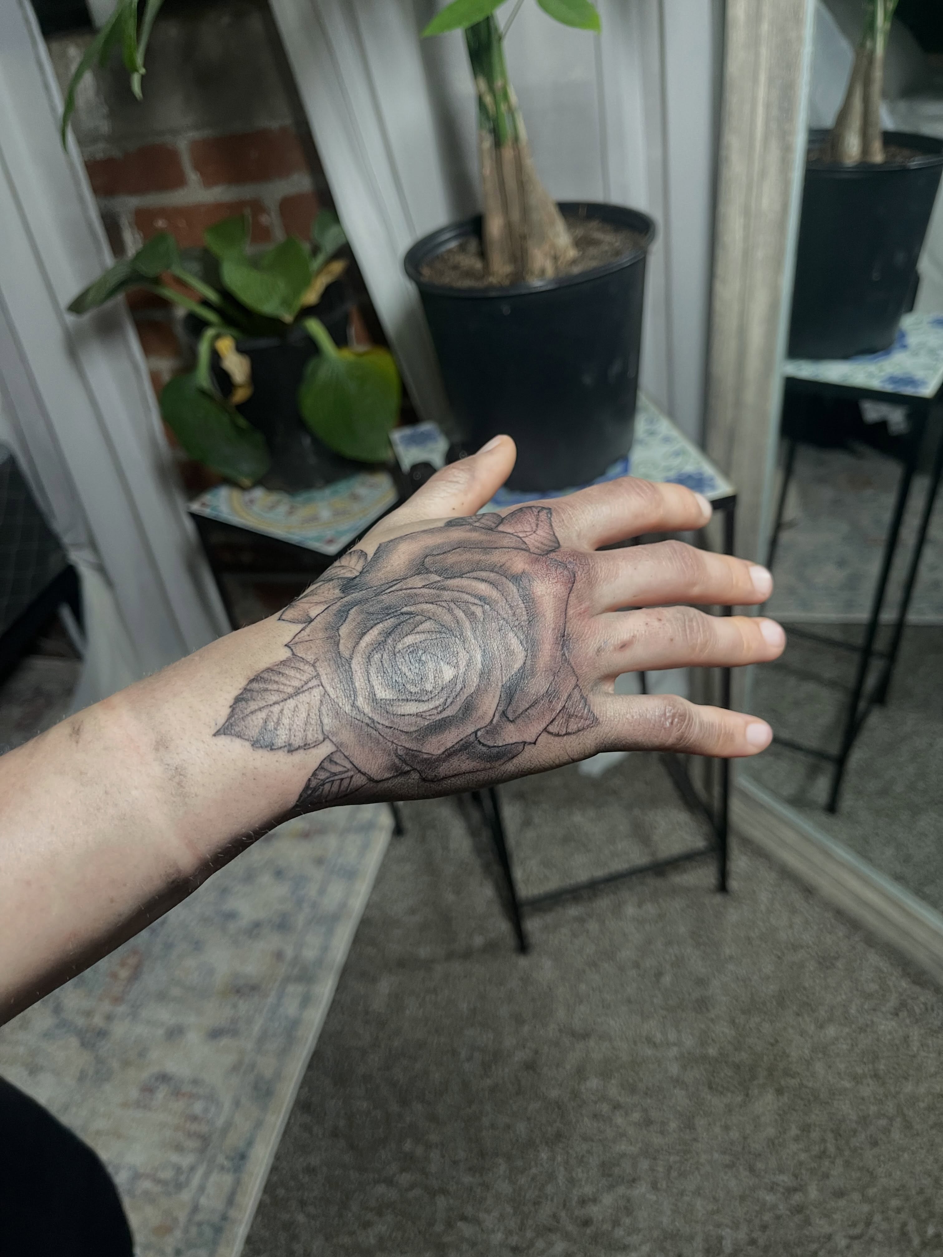 Tattoo by @winniinks — black_and_grey