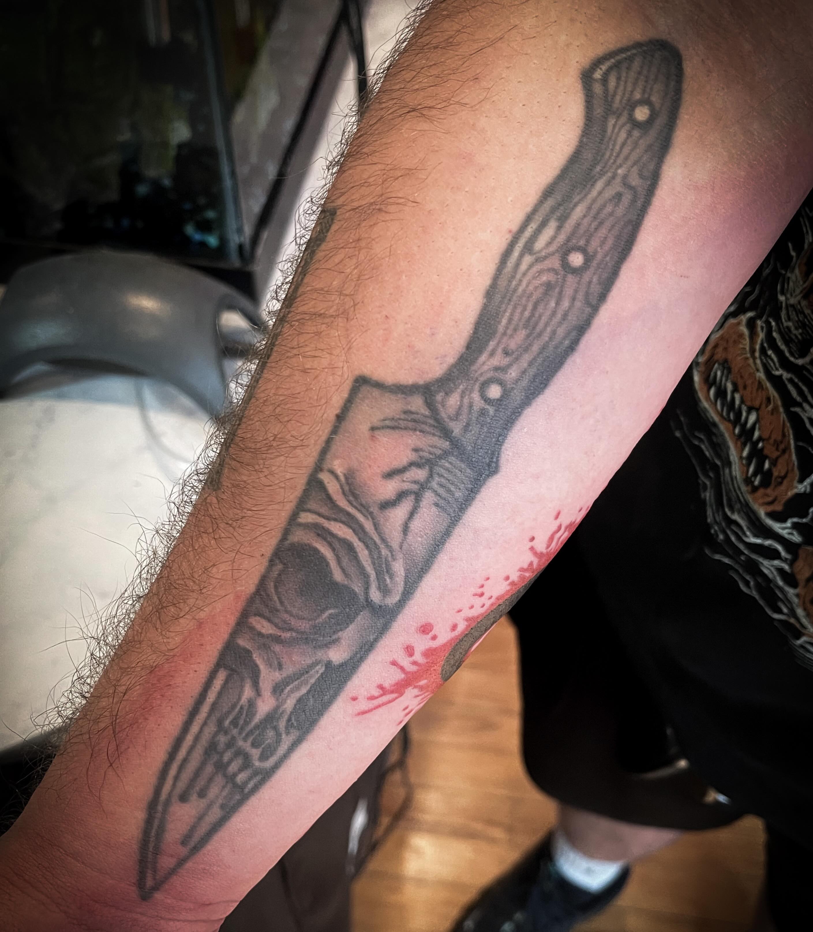 Tattoo by @staceybtattoos — black_and_grey