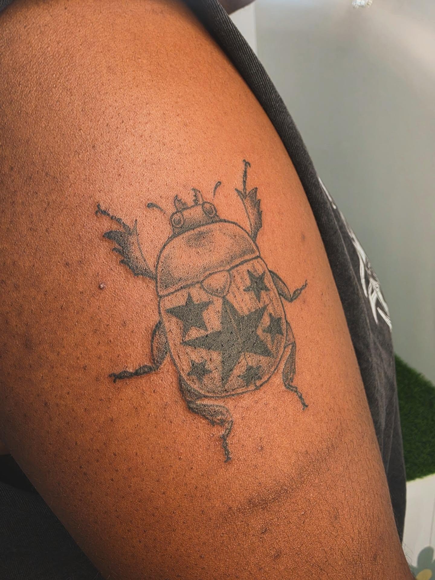 Tattoo by @lulus_tattoos_ — dotwork