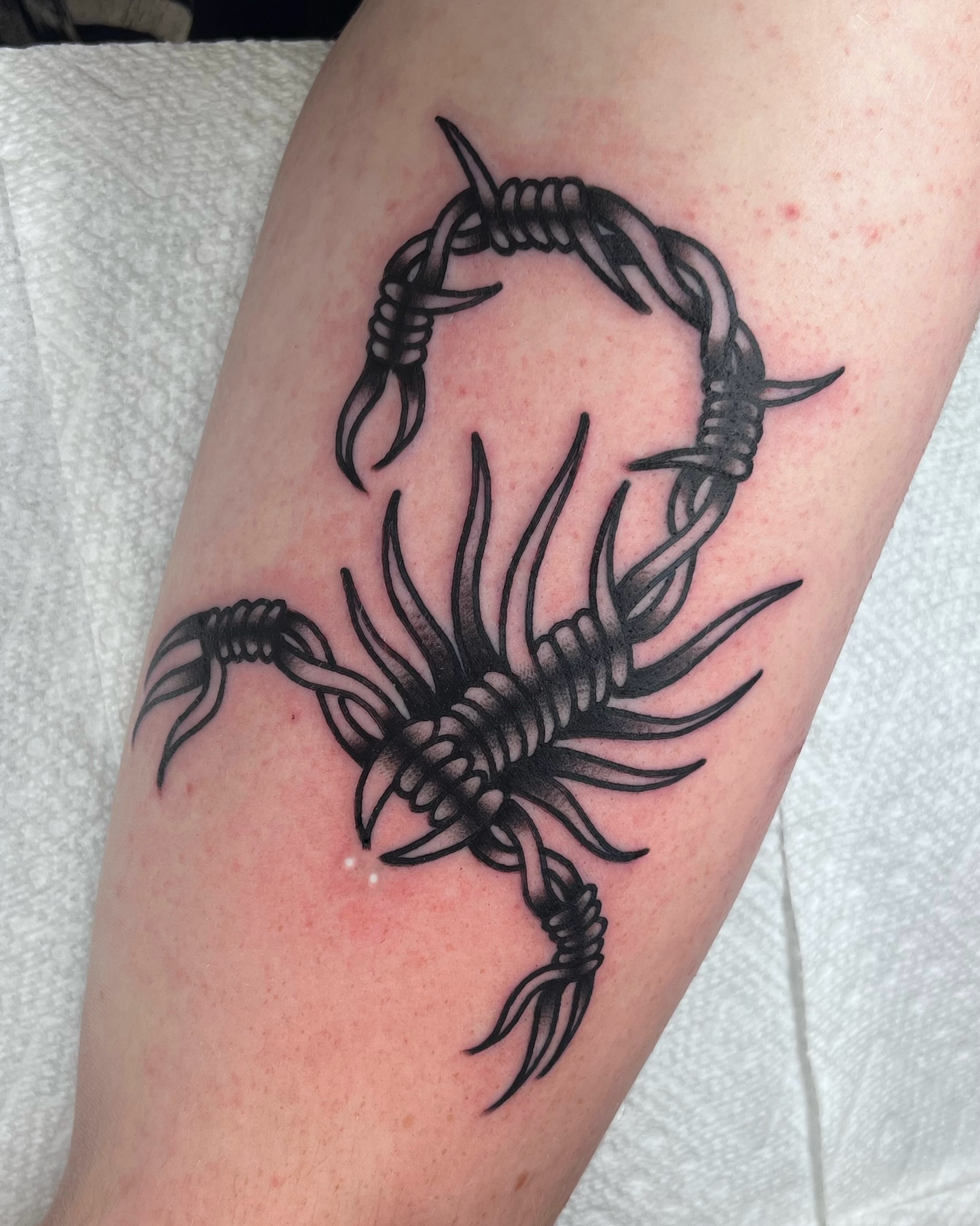 Tattoo by @crybbyink — black_and_grey