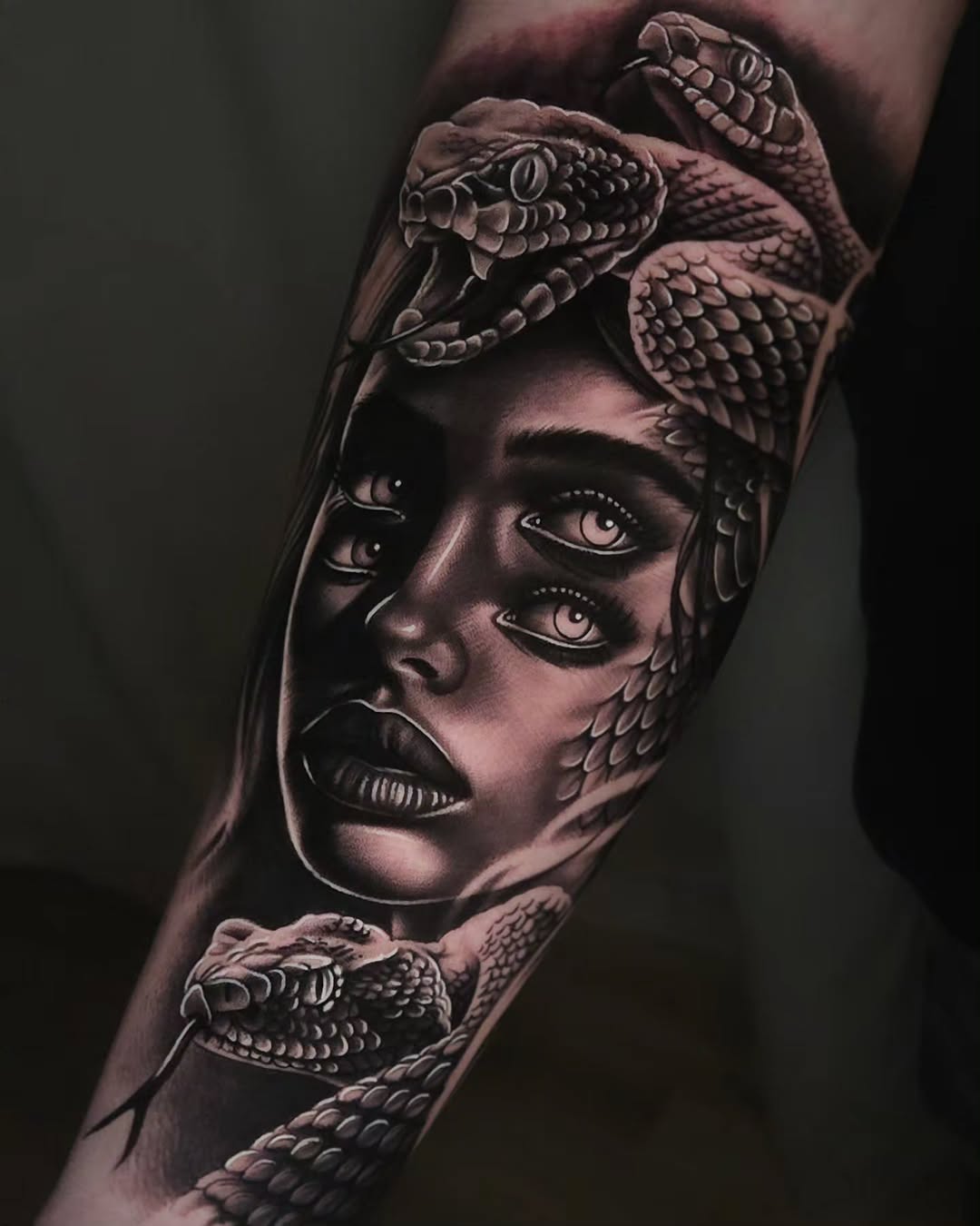 Tattoo by @tattoosbyshiva — realism, black_and_grey