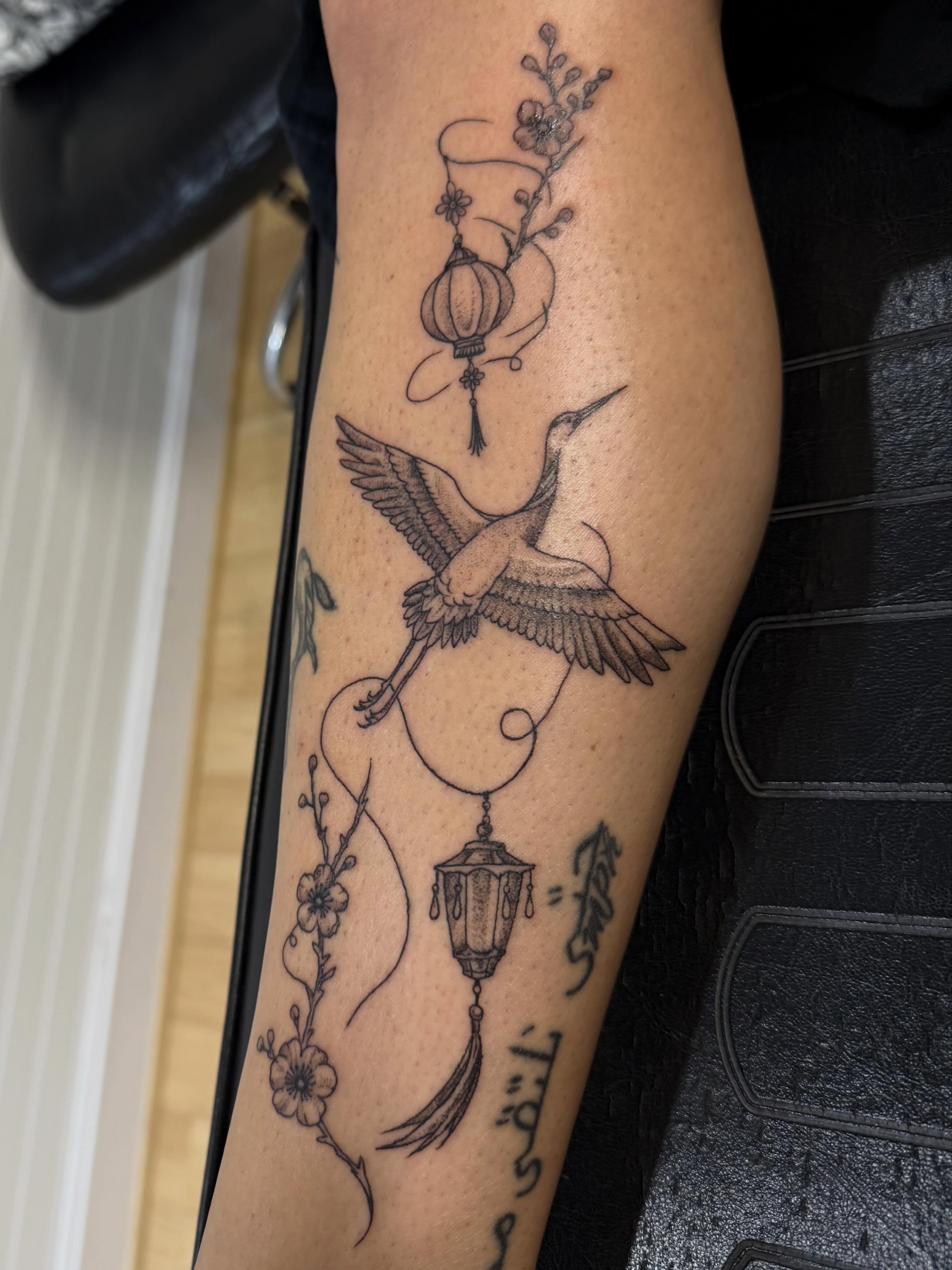 Tattoo by @tylerboltink — black_and_grey