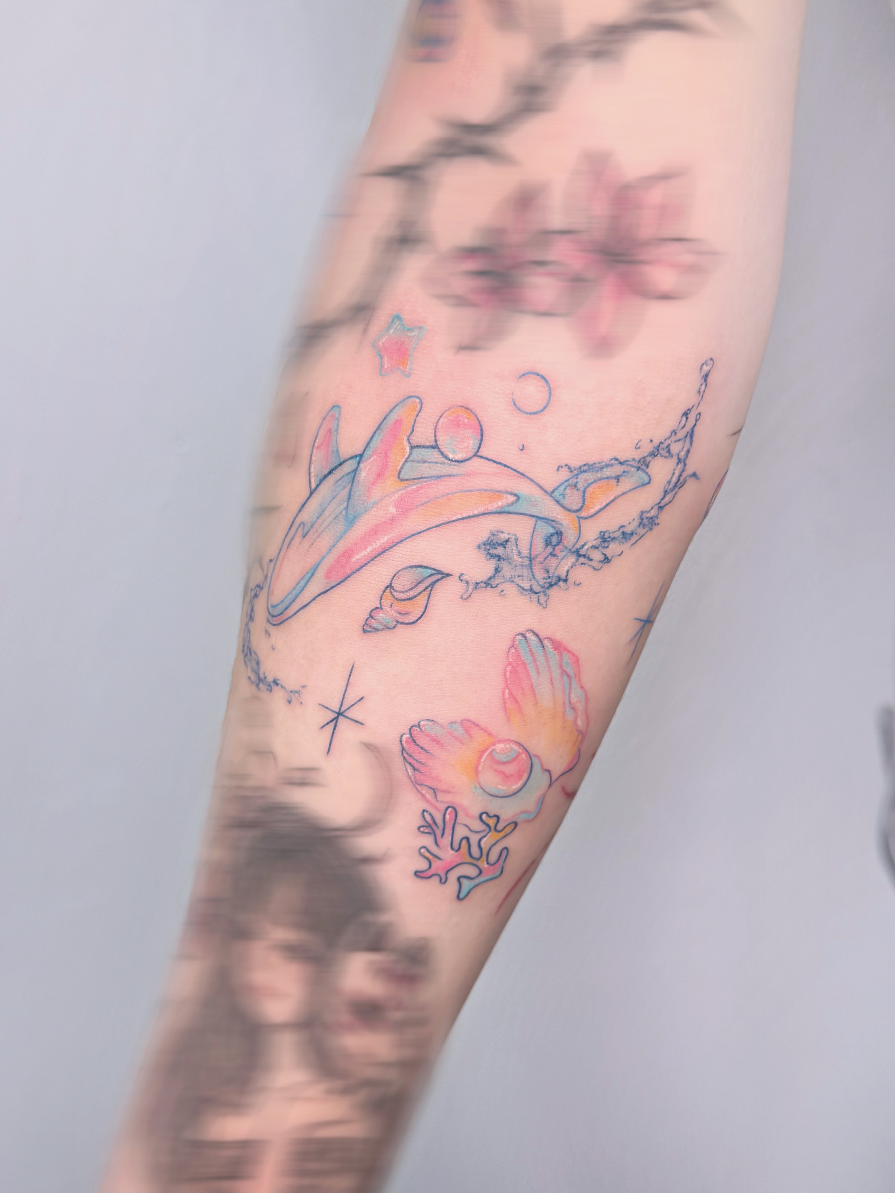 Tattoo by @a.won_tattoo — new_school, watercolor