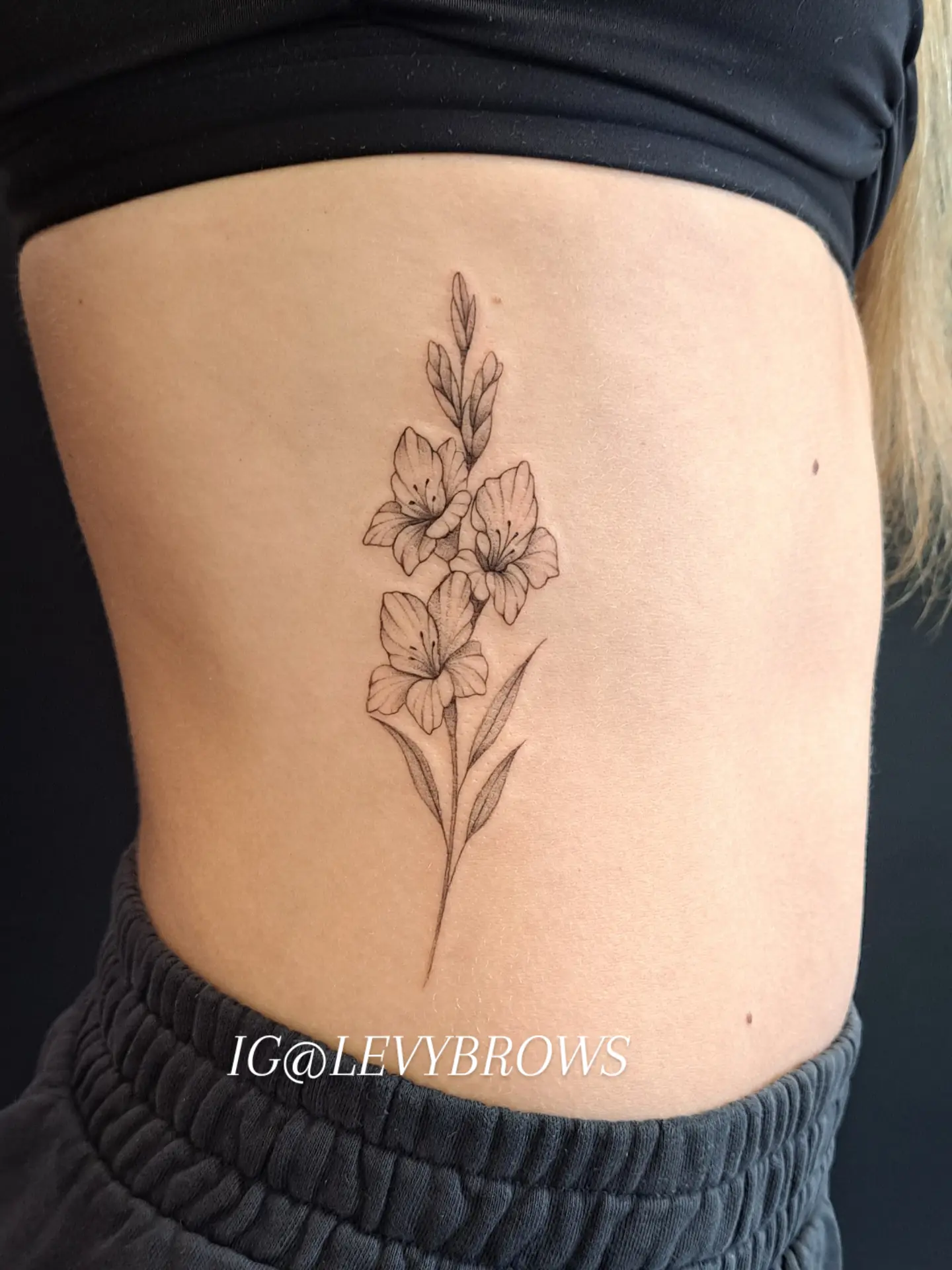 Tattoo by @levybrows — black_and_grey