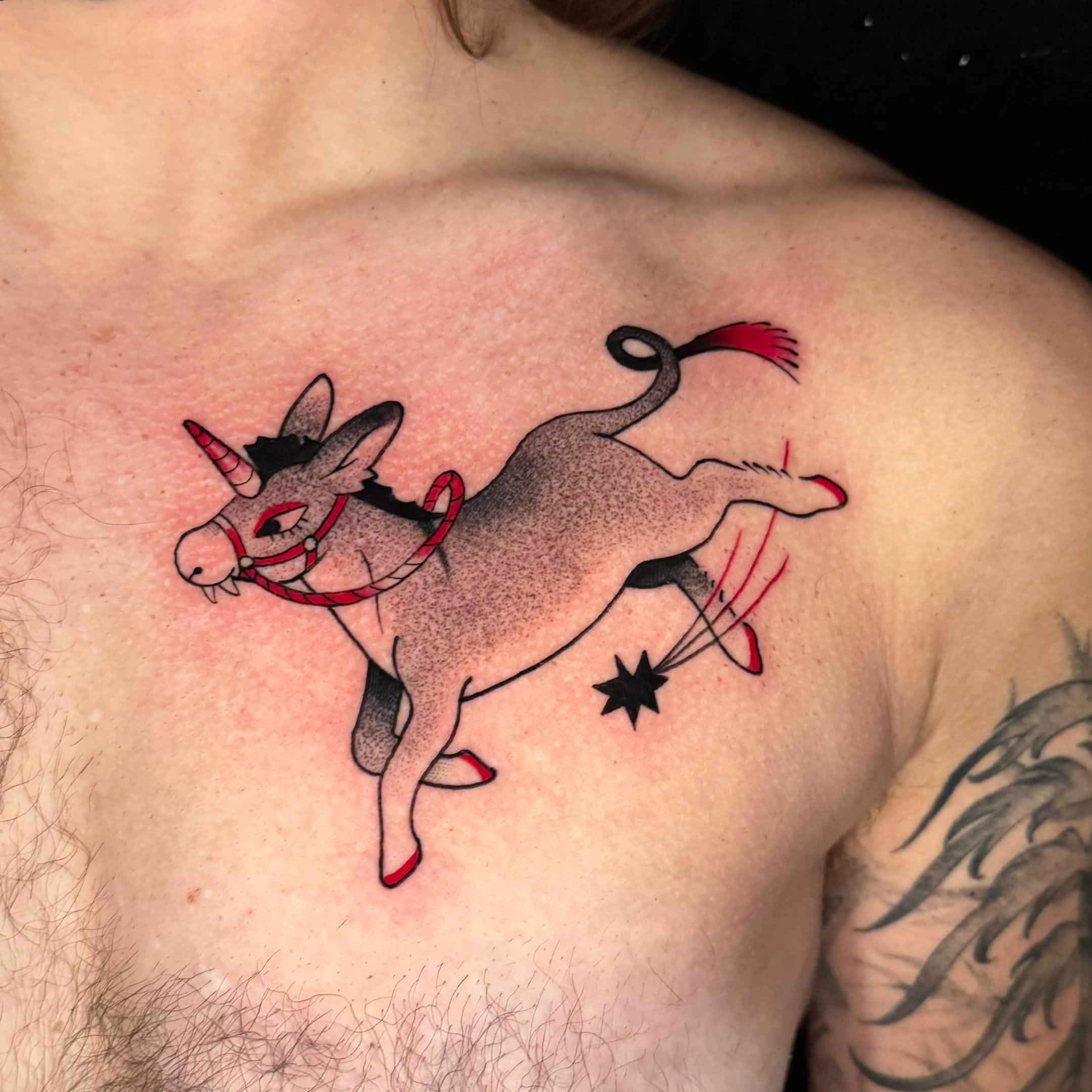 Tattoo by @carrion.beetle — american_traditional