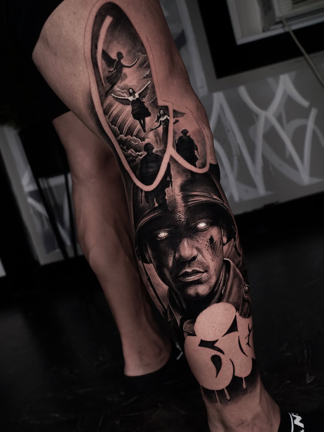 Tattoo by @italonanais — realism, black_and_grey