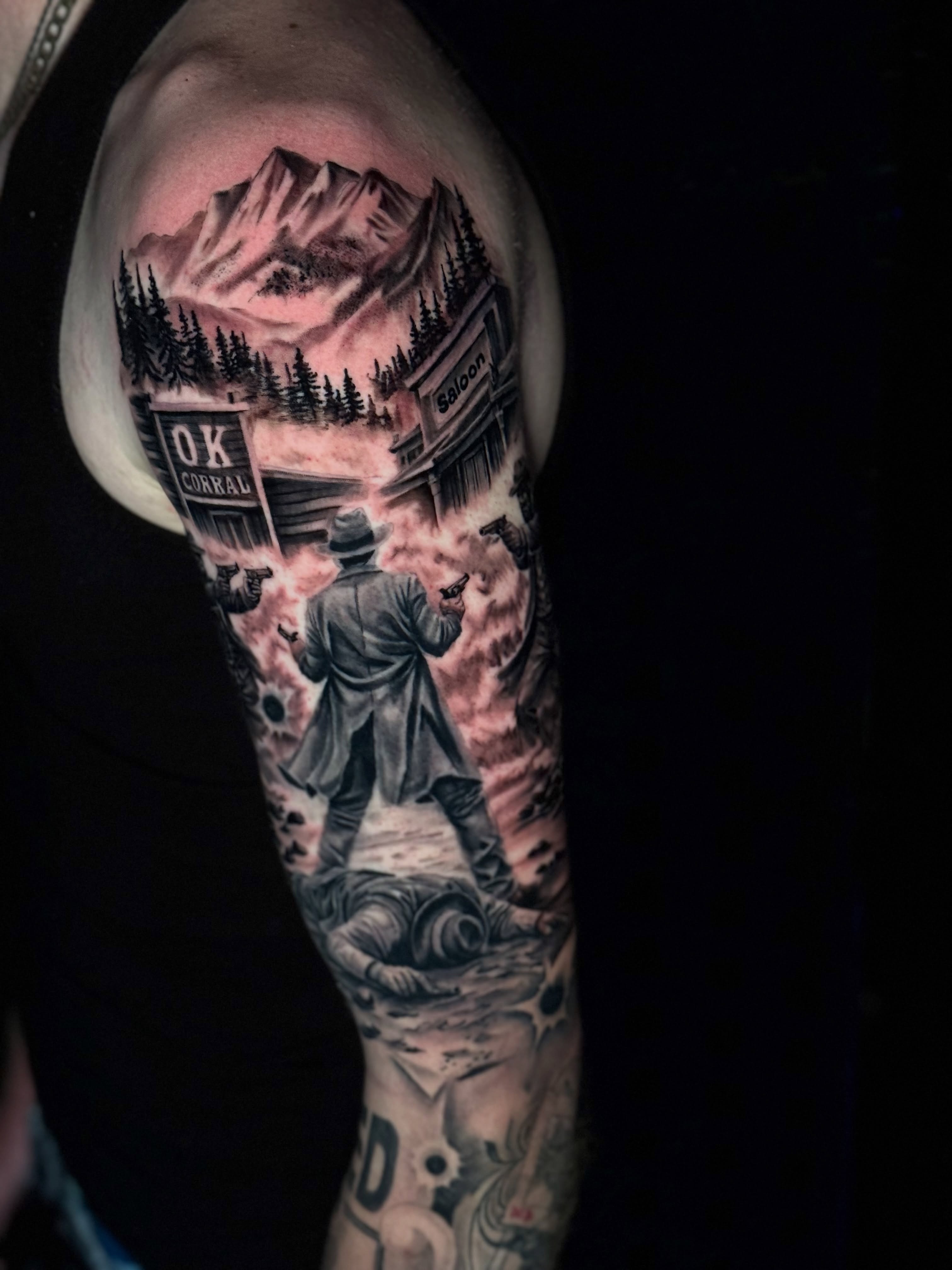 Tattoo by @gl_tattoos — black_and_grey, realism