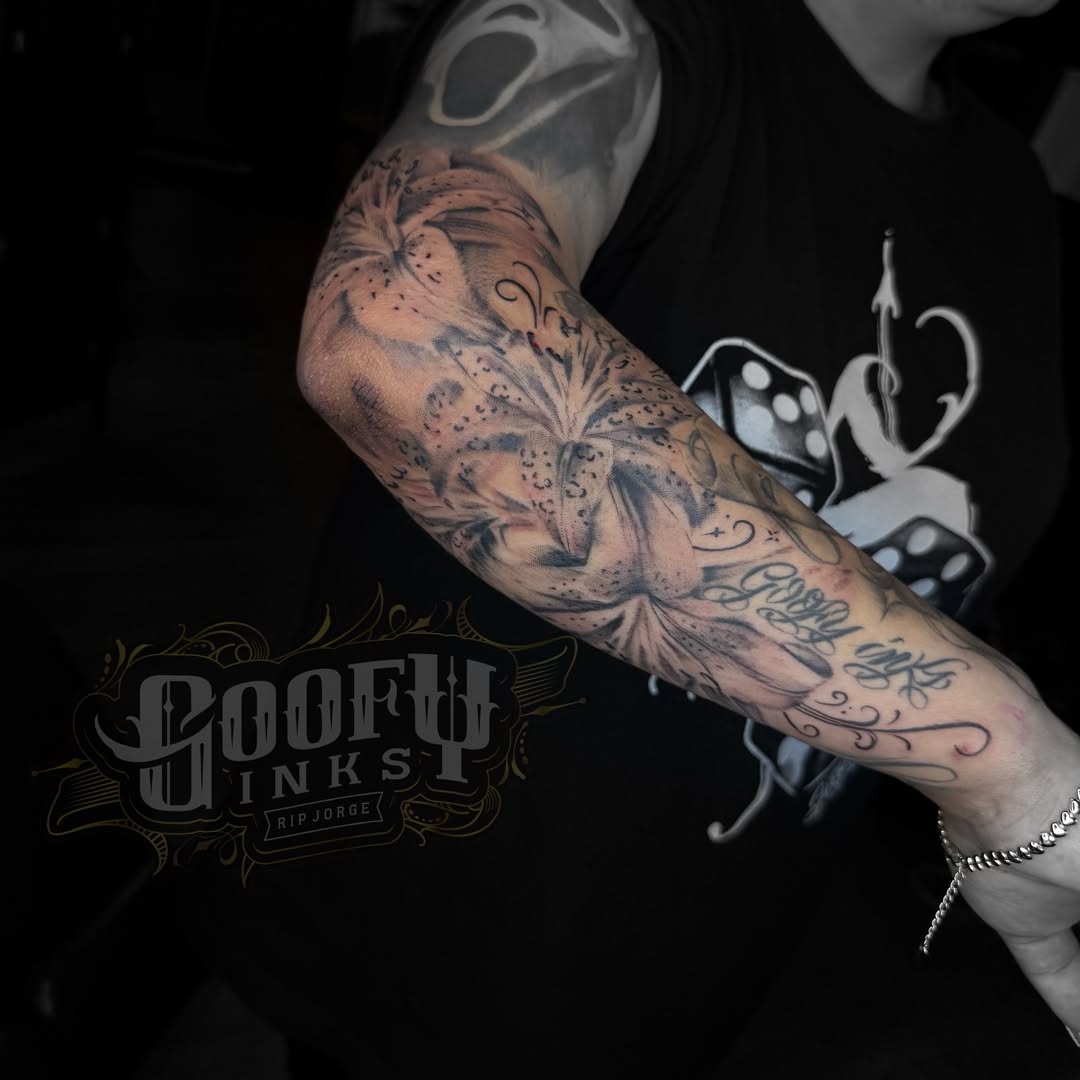 Tattoo by @goofyinks — black_and_grey, realism