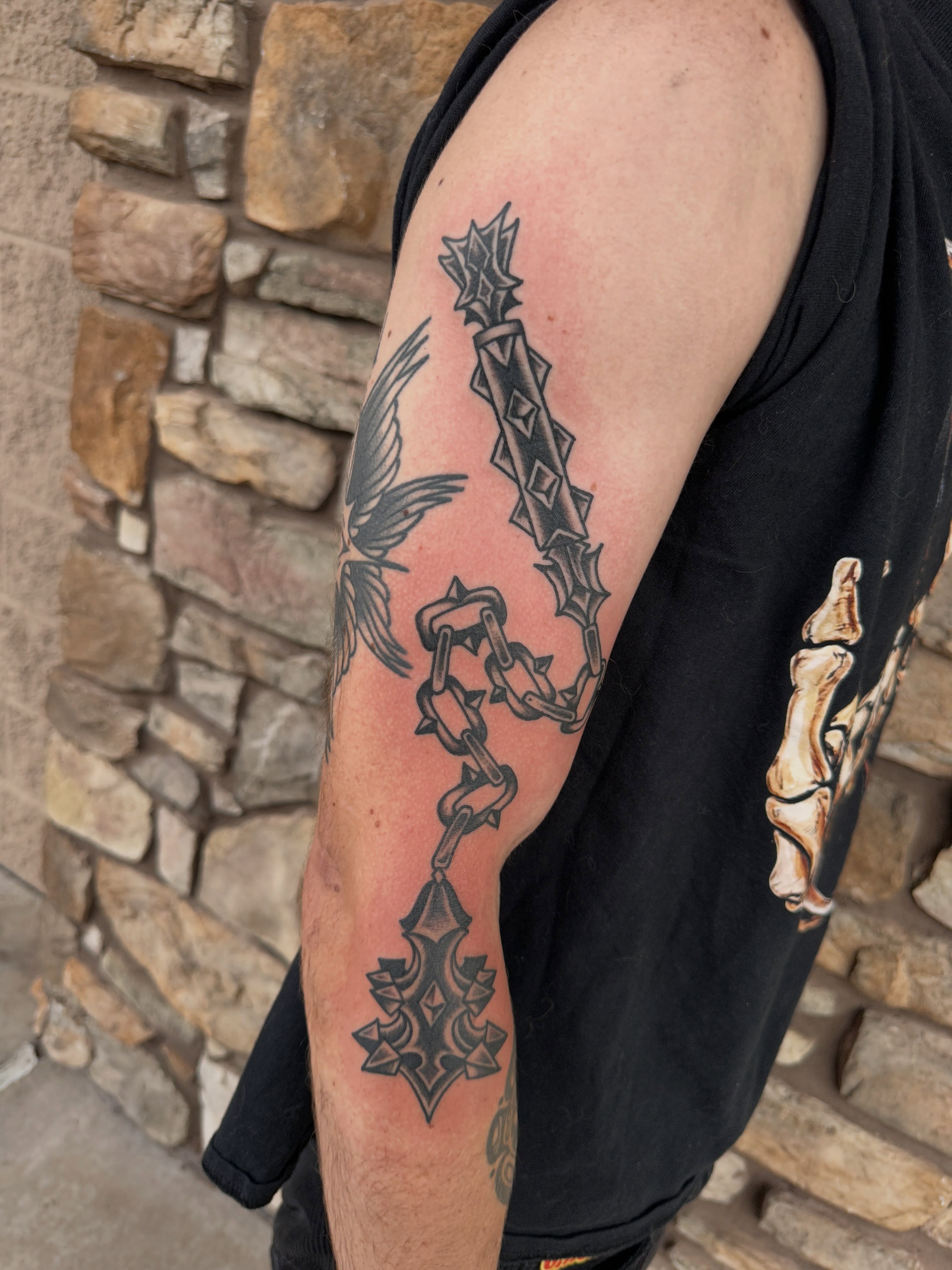 Tattoo by @bryce_d_tattoos — black_and_grey