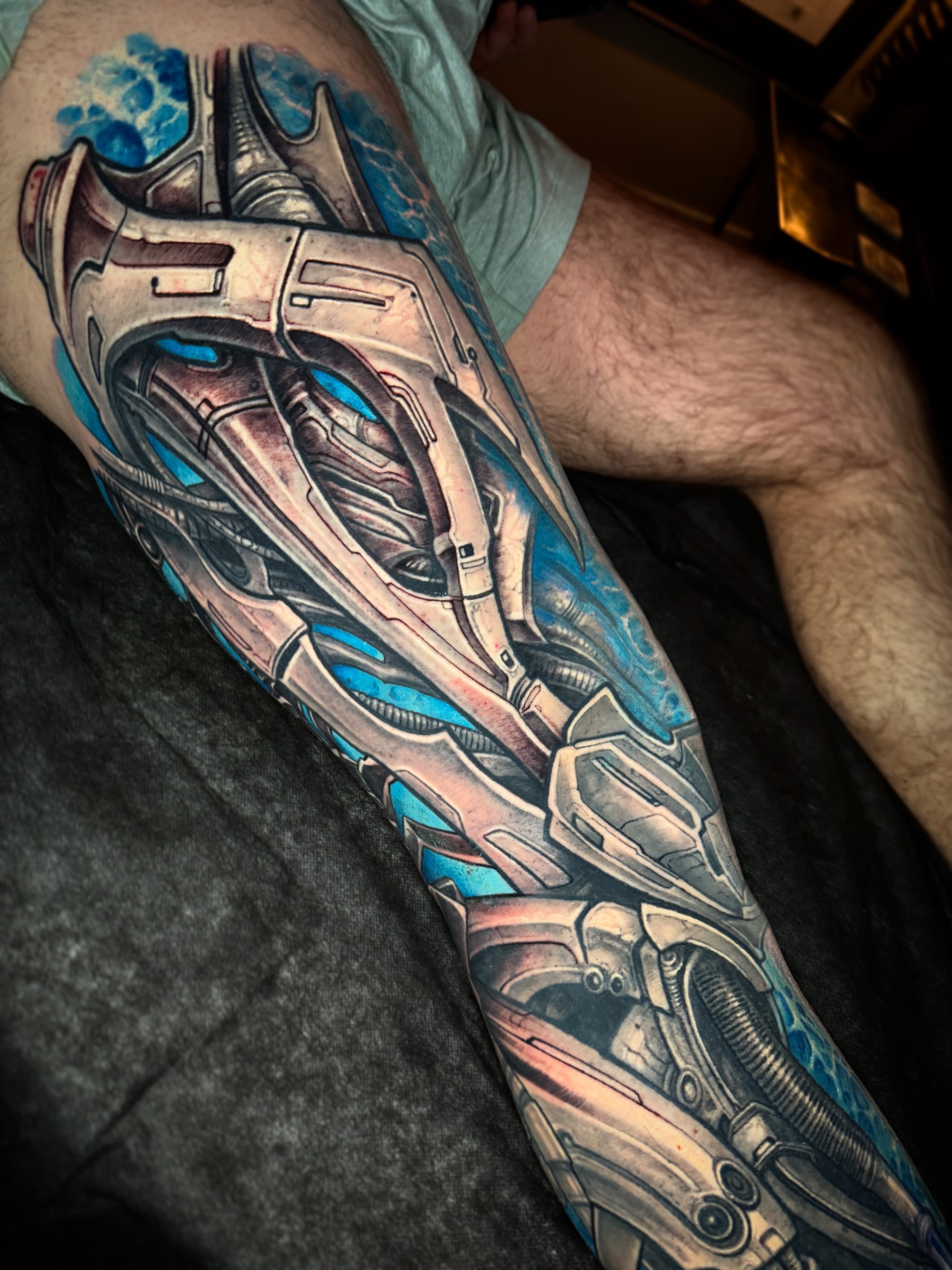 Tattoo by @jeremiahbarba — geometric, realism