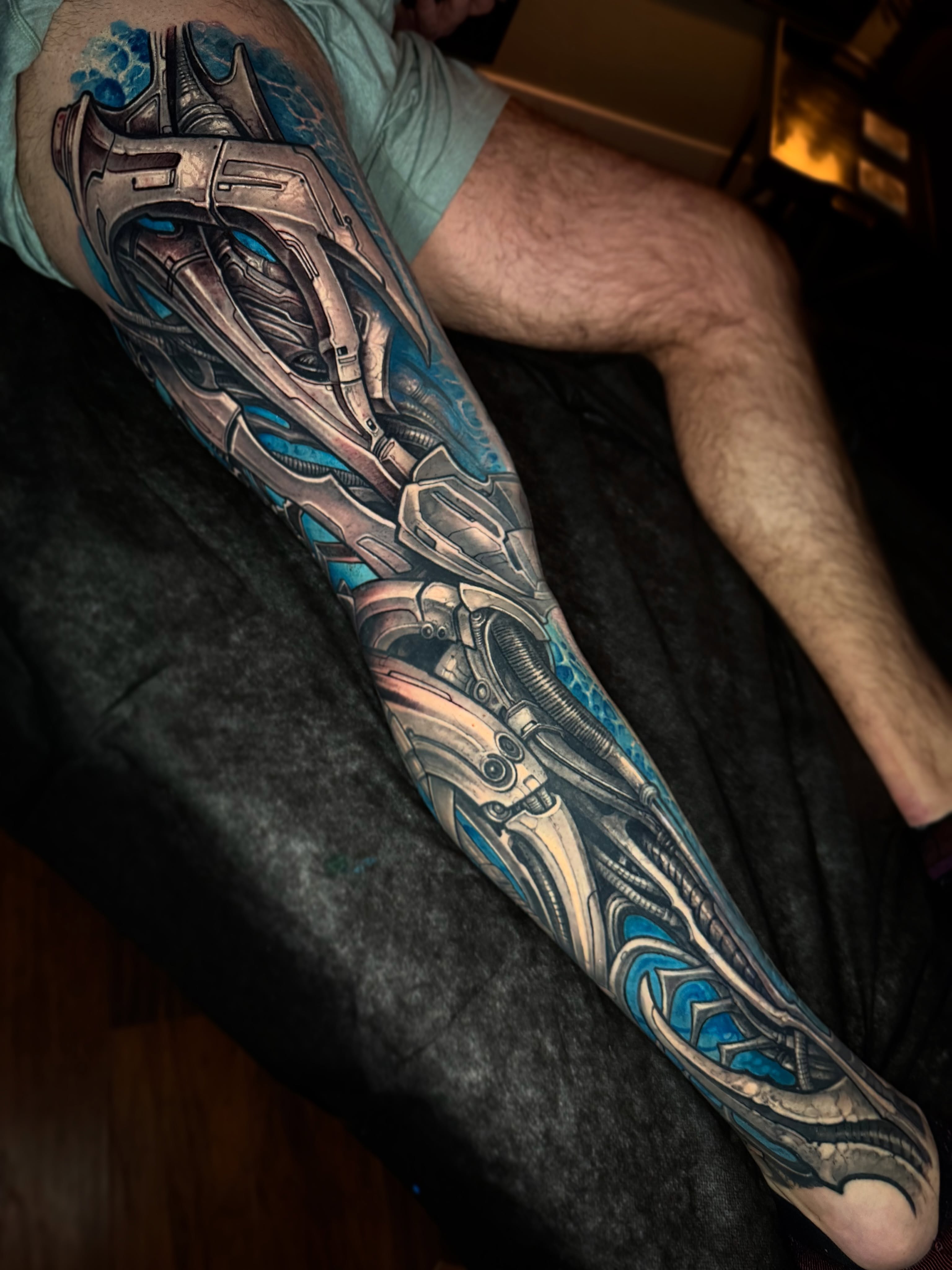 Tattoo by @jeremiahbarba — geometric, realism