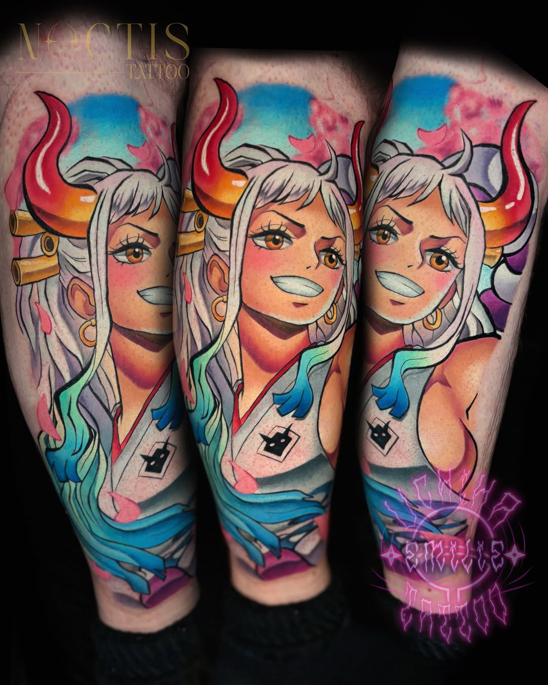 Anime character anime tattoo on the forearm by Emilie Uchiha - Anime Tattoo Artist