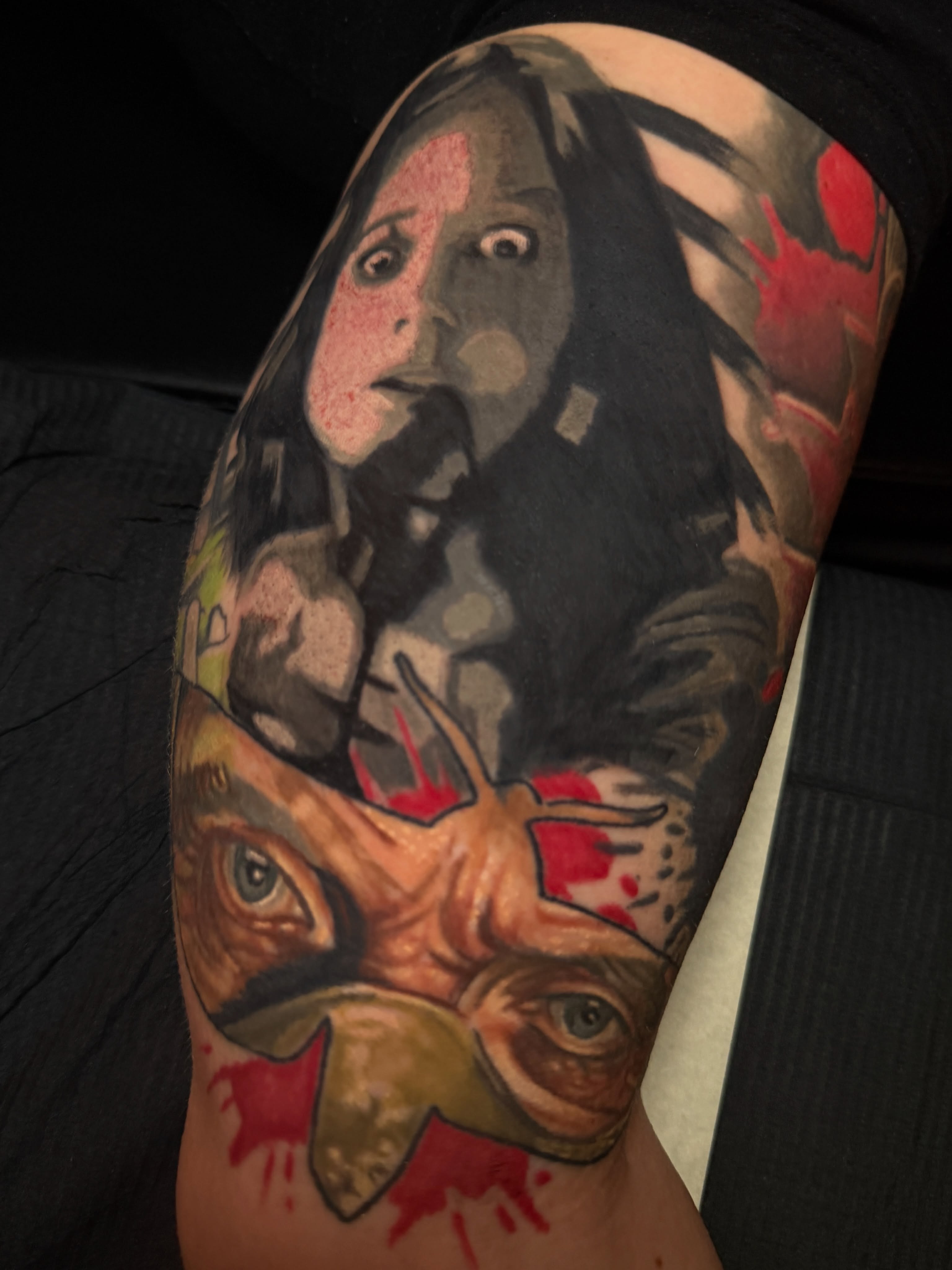 Tattoo by @scottyptattoos — realism, dark_realism
