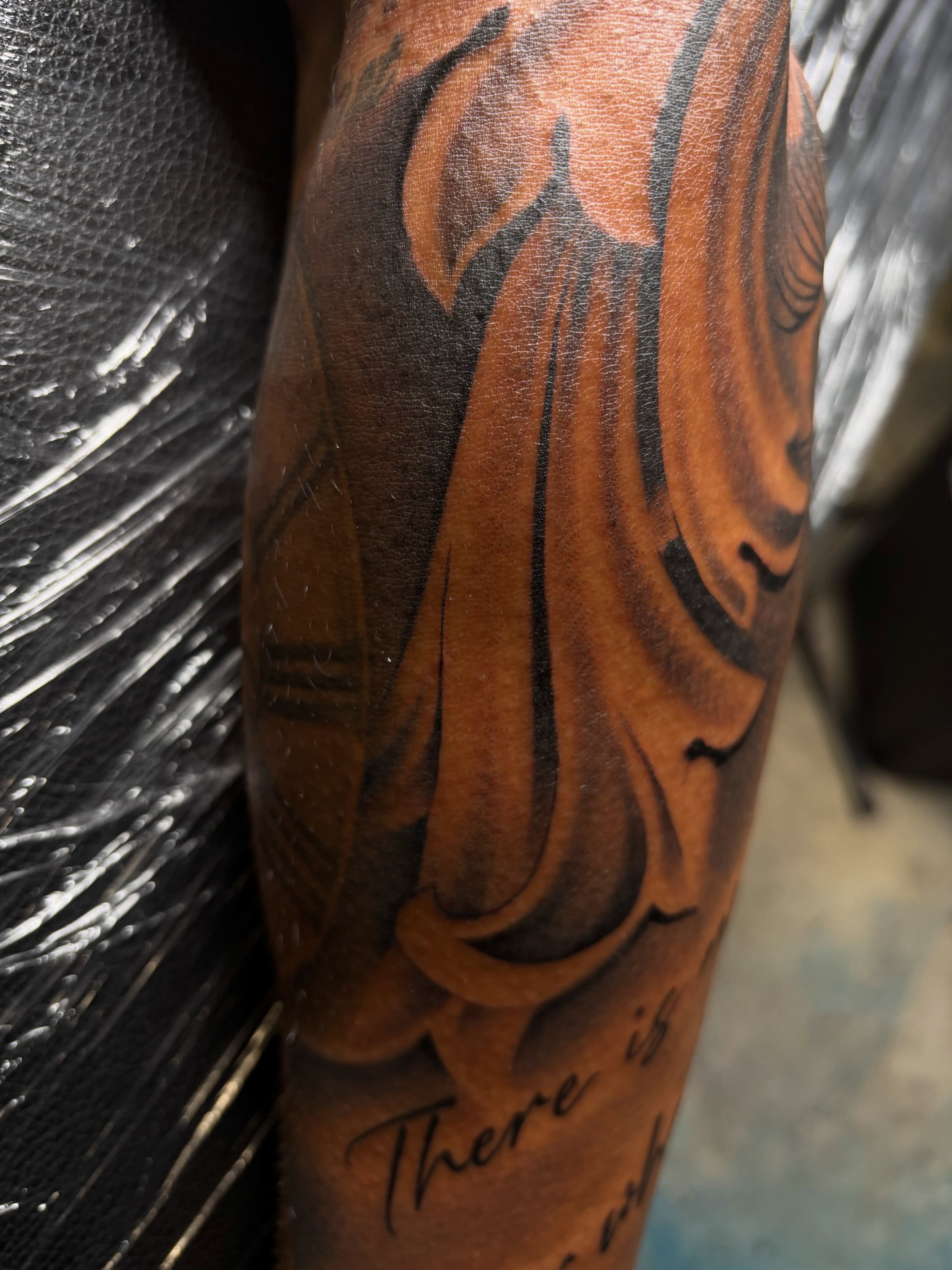 Lotus flower tribal tattoo on the forearm by Jay Daartist