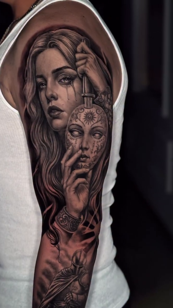 Tattoo work at Inkin' the Coast Tattoo Festival 2026