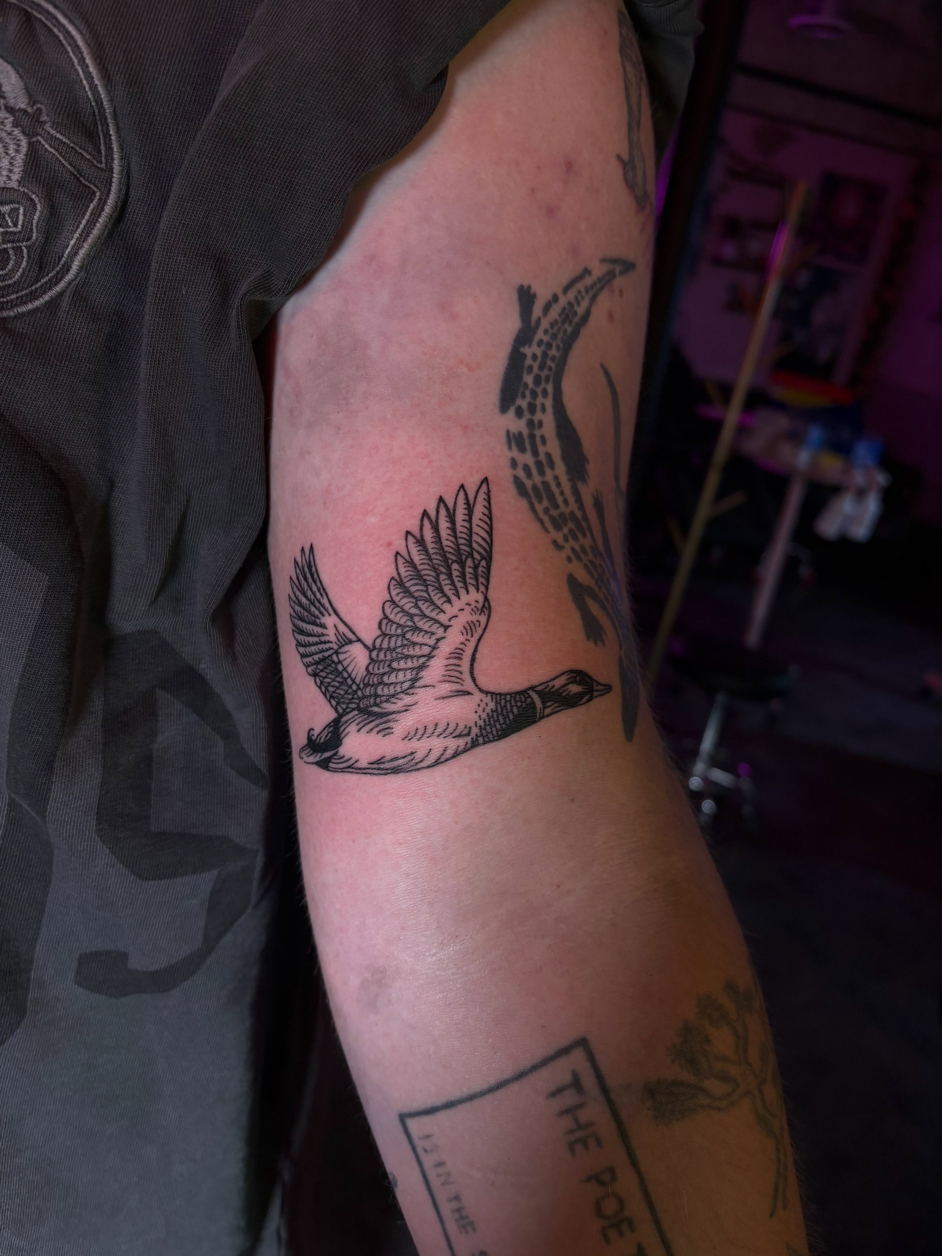 Tattoo by @hellaradhailee โ black_and_grey