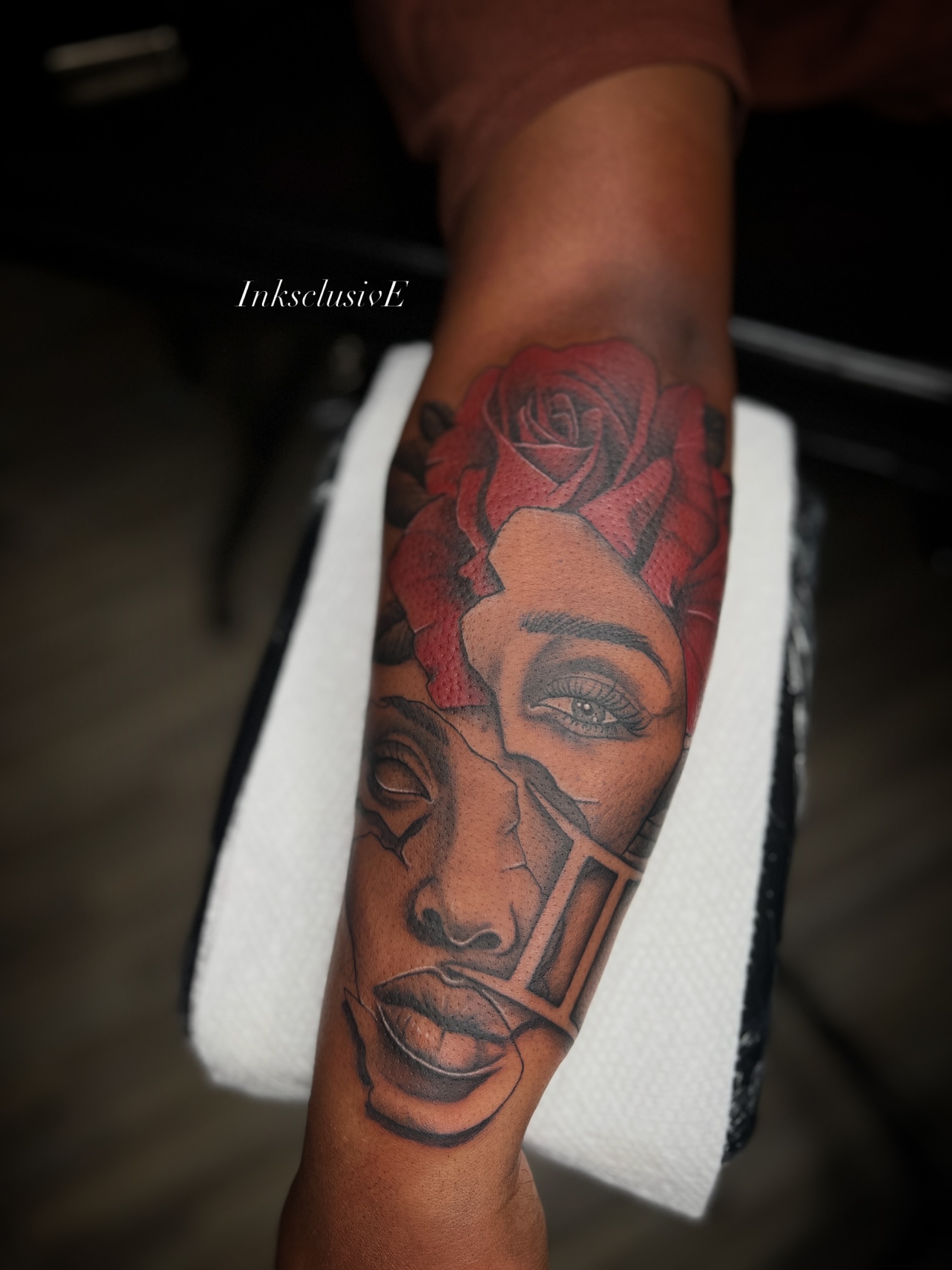 Tattoo by @inksclusive — realism, geometric