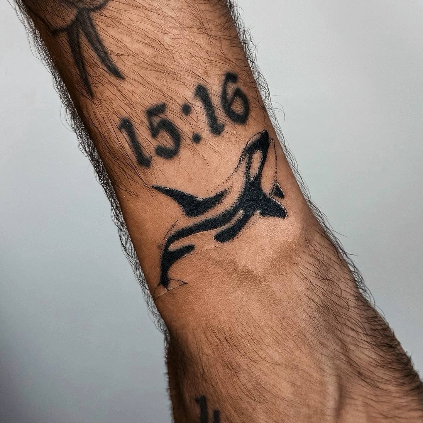 Tattoo by @handpokeforever — tribal